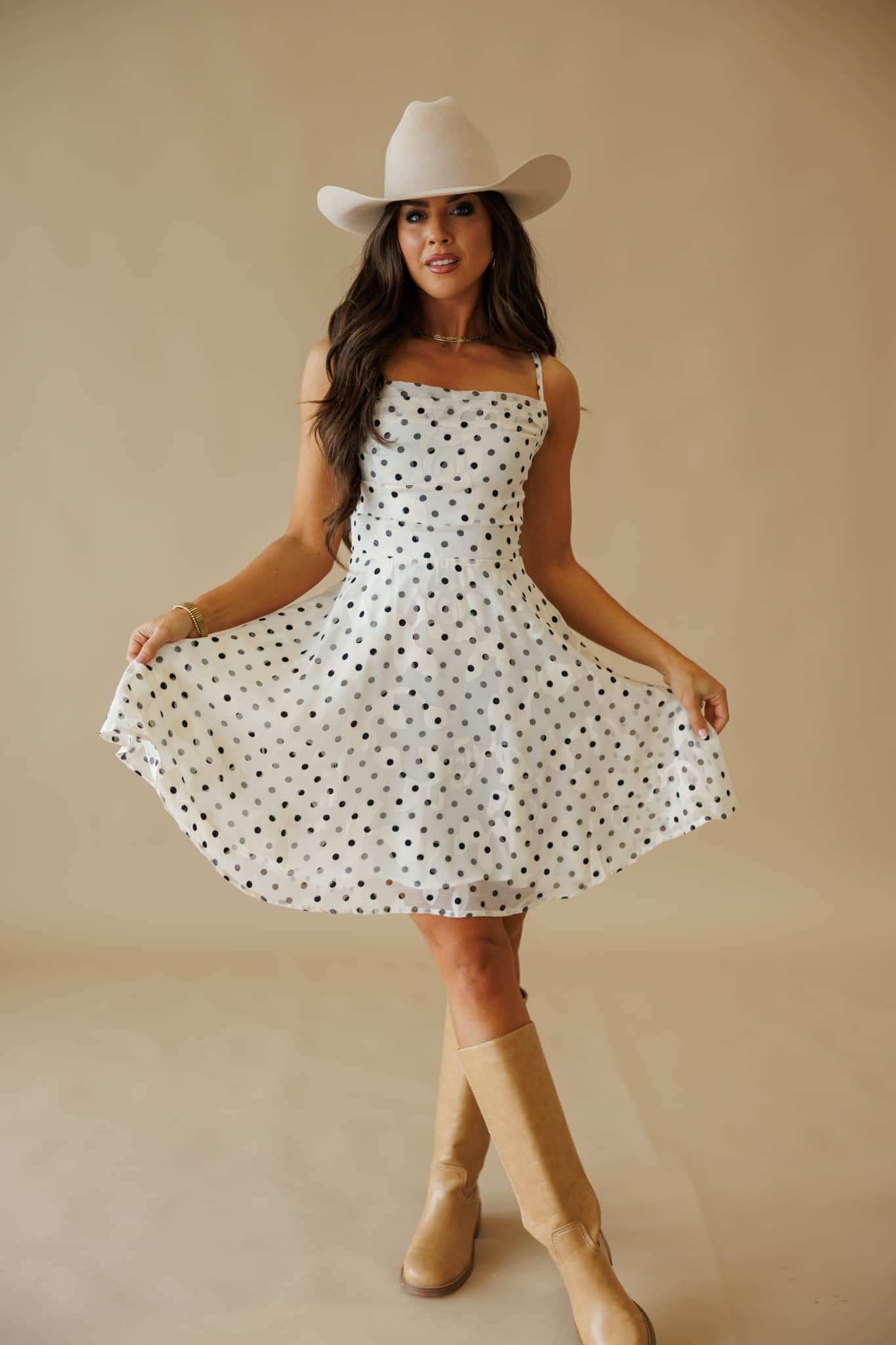 Dotted Darling Mini Dress