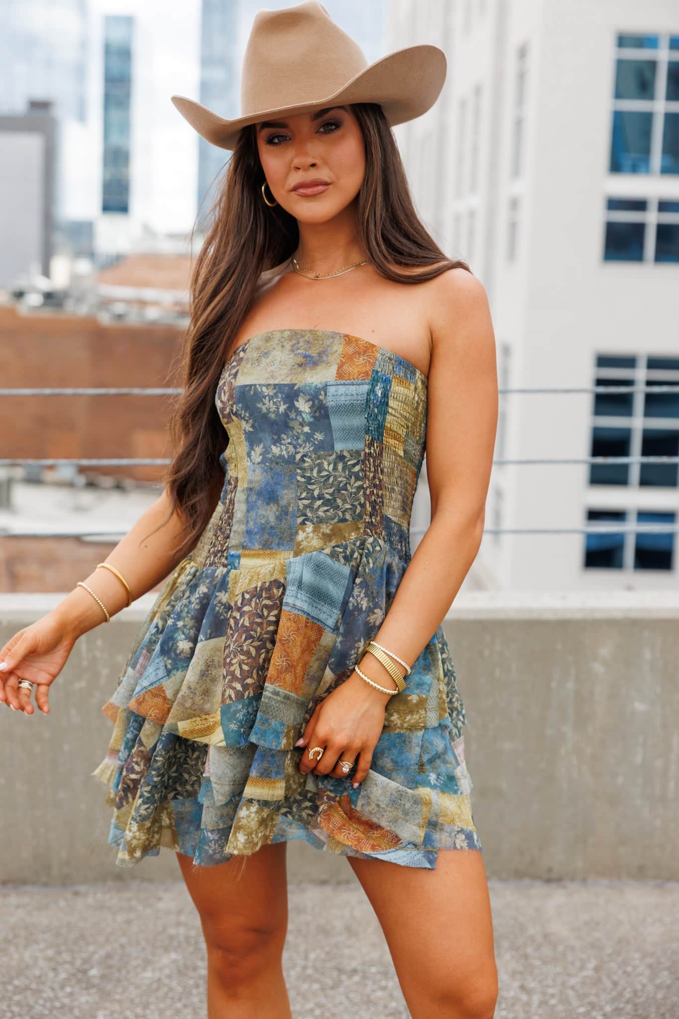 Wanderlust Stitch Mini Dress