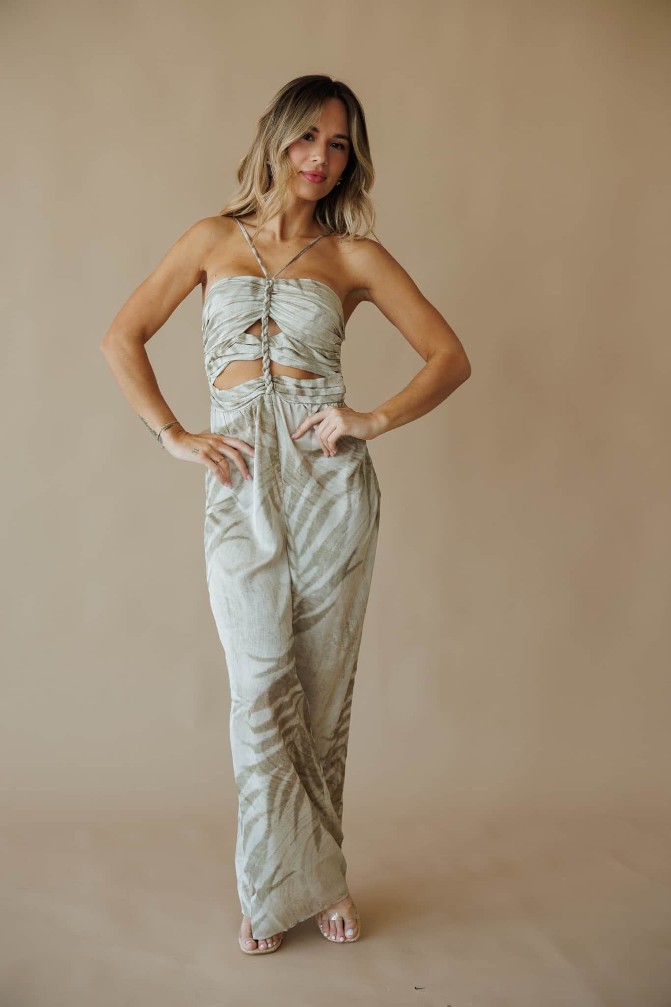 Palm Leaf Jumpsuit