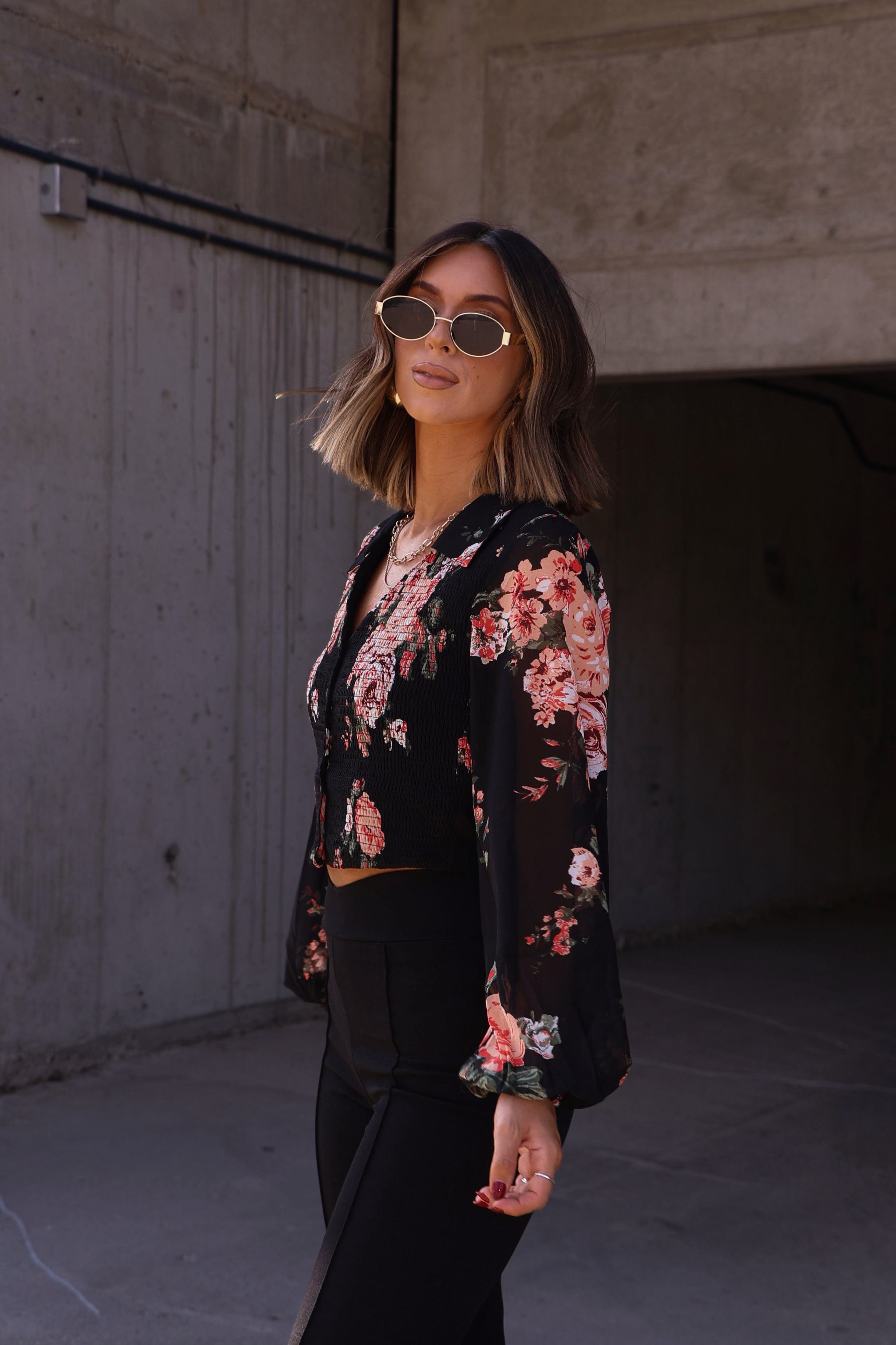 Flawless Florals Top Promesa
