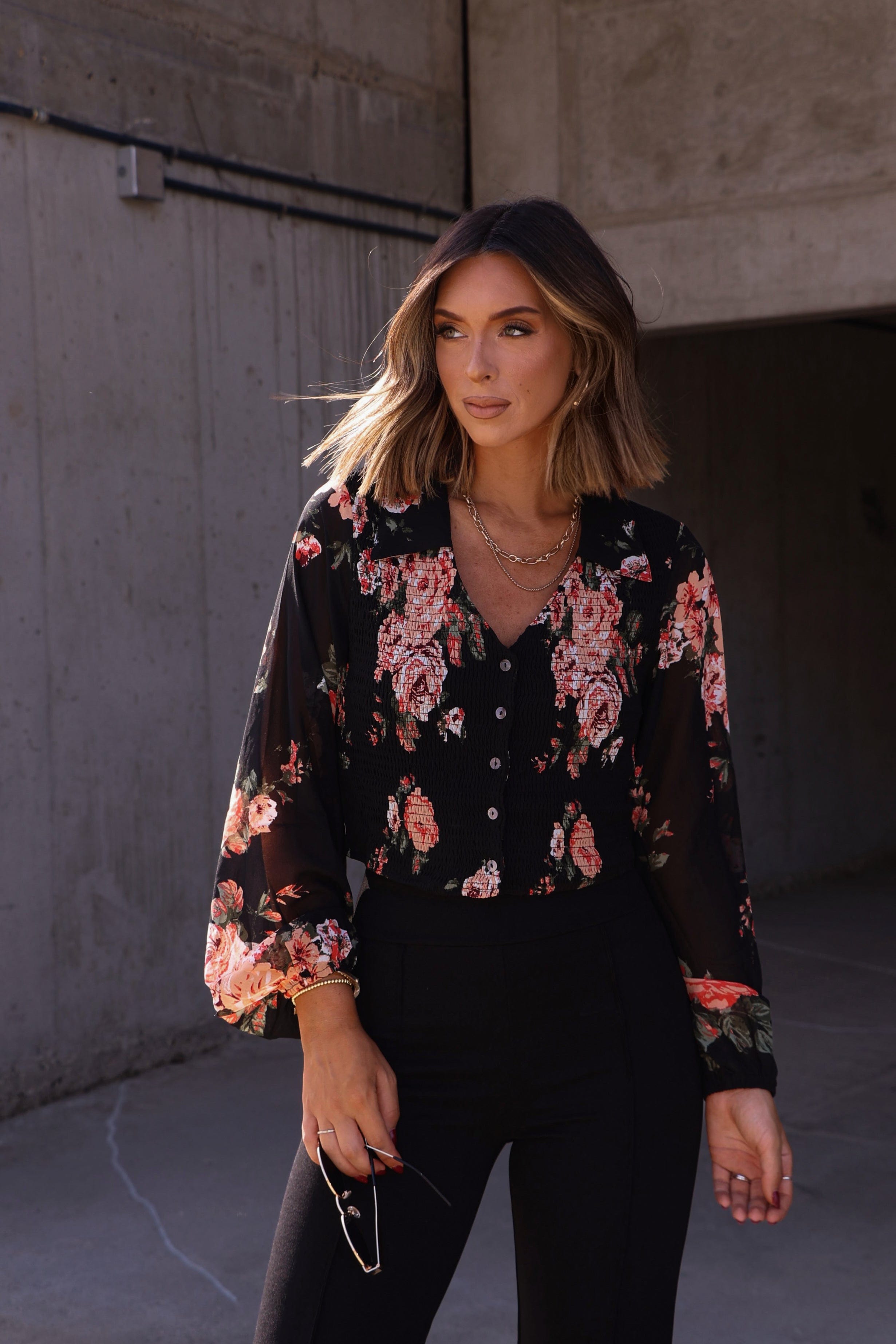 Flawless Florals Top Promesa