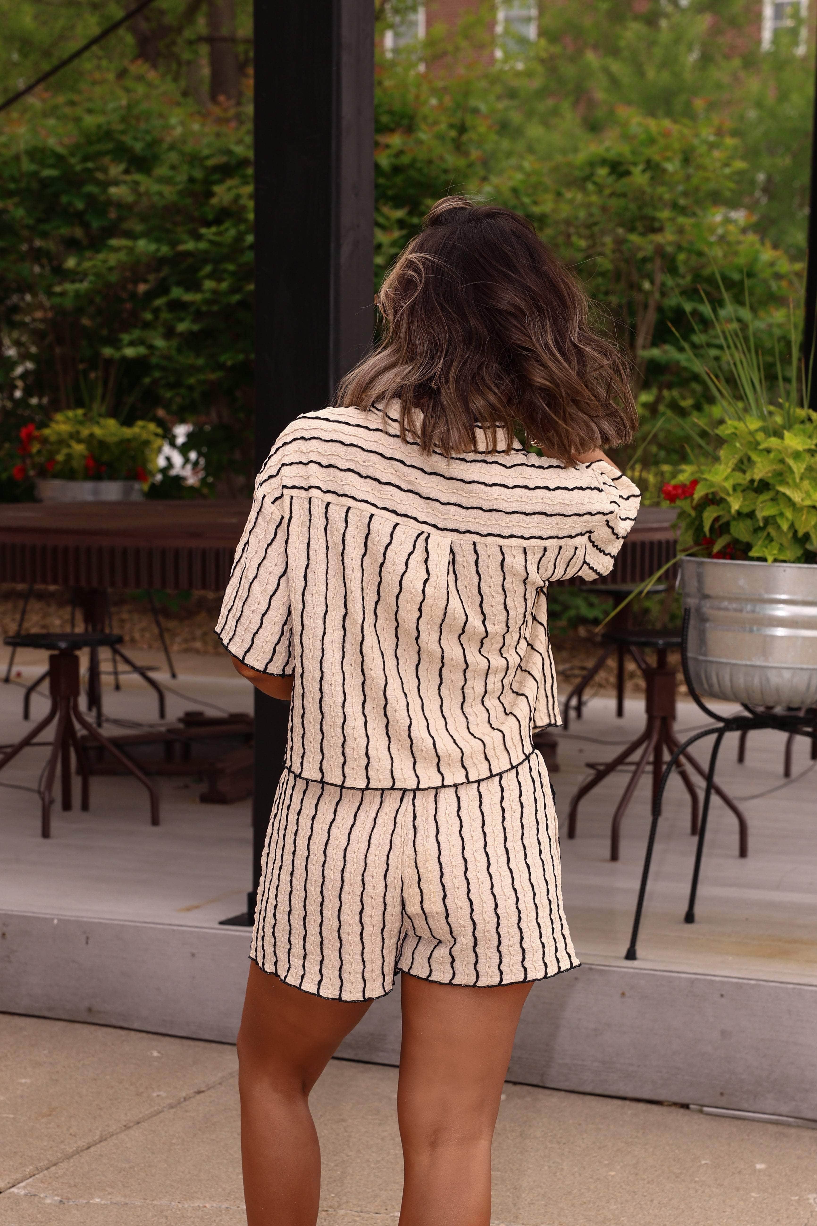 Florence Striped Shorts