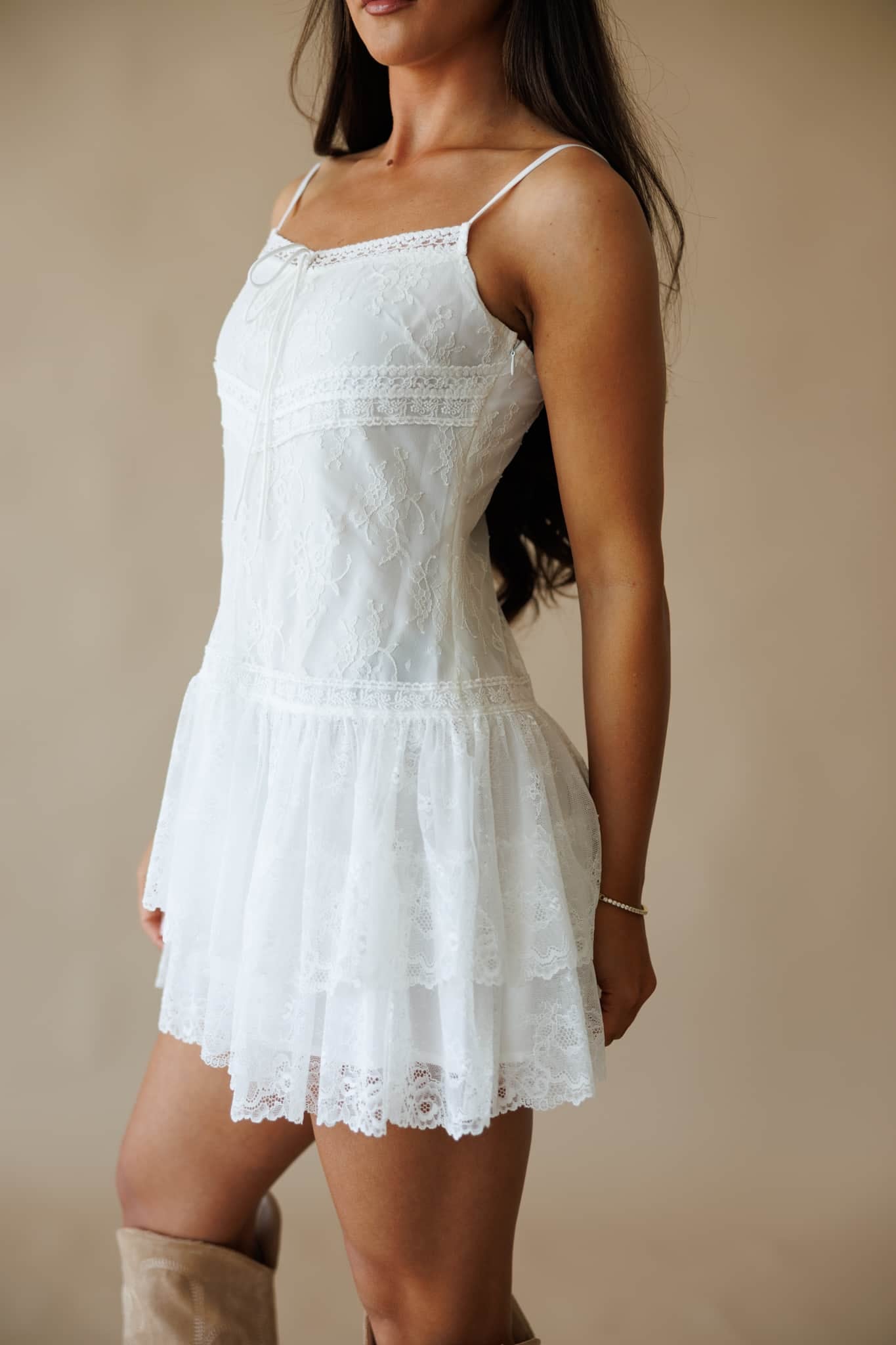 Unwritten Lace Romper