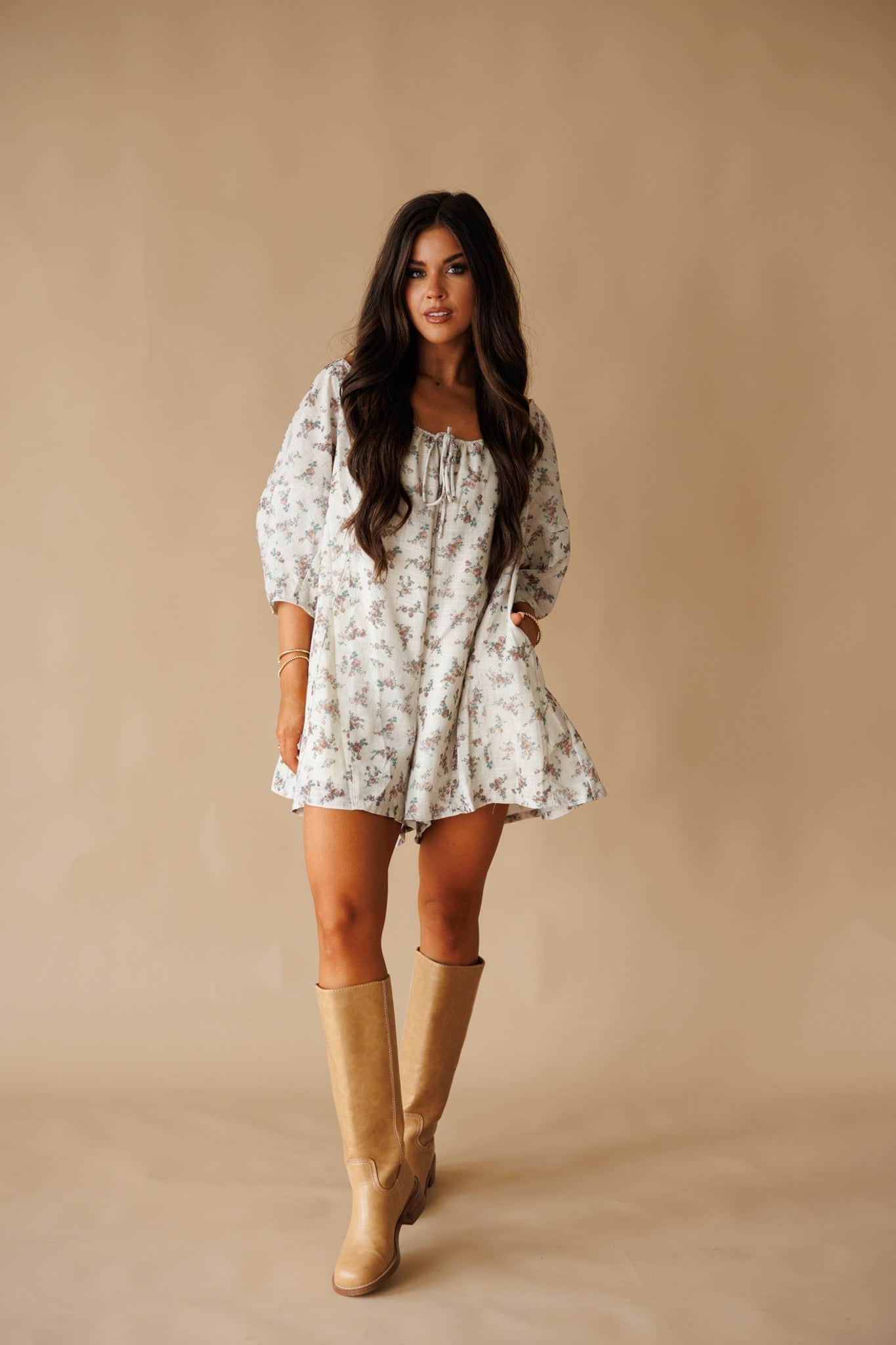Floral Linen Romper for Women | Lane 201
