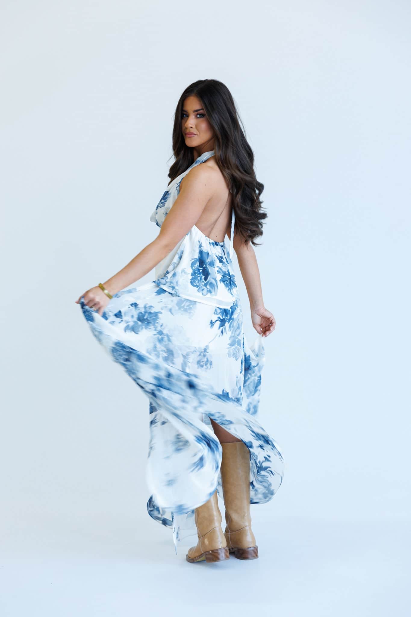 Brushstroke Blooms Skirt