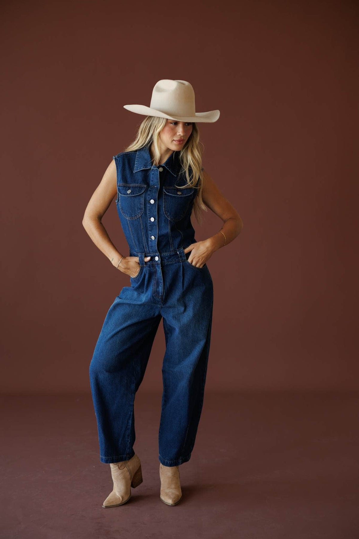Garage Band Denim Jumpsuit
