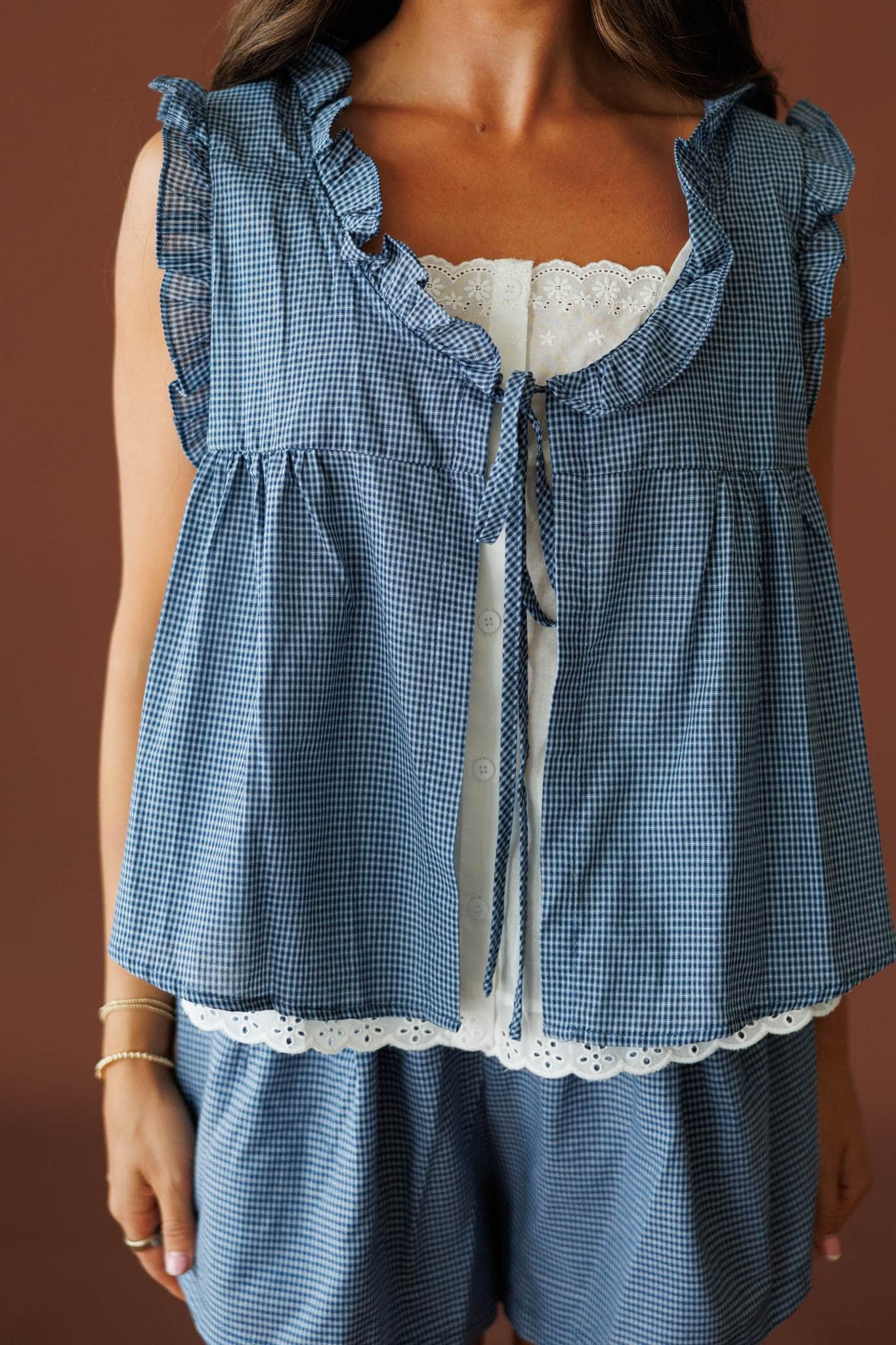 Girlhood Plaid Top