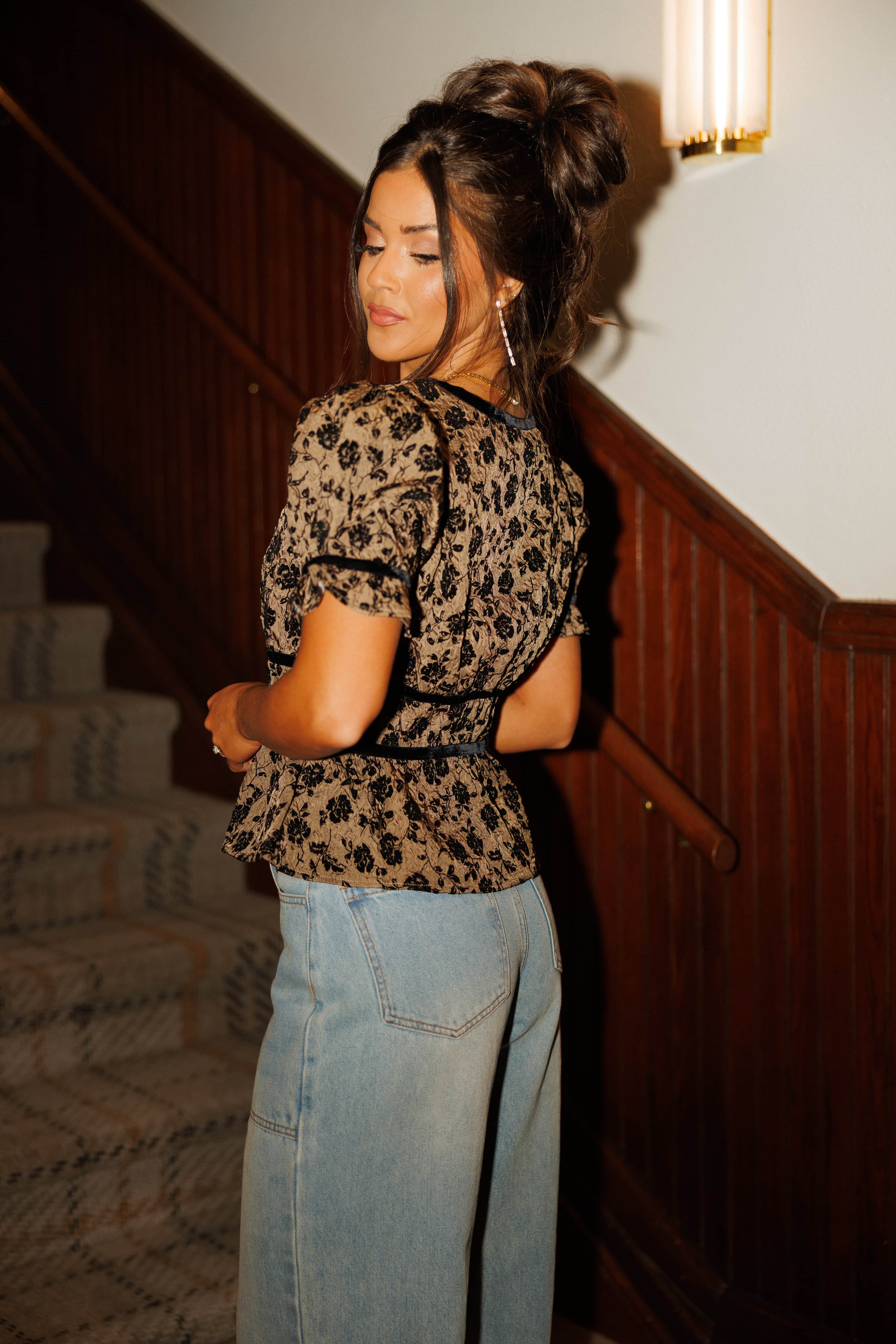 Victorian Velvet Top