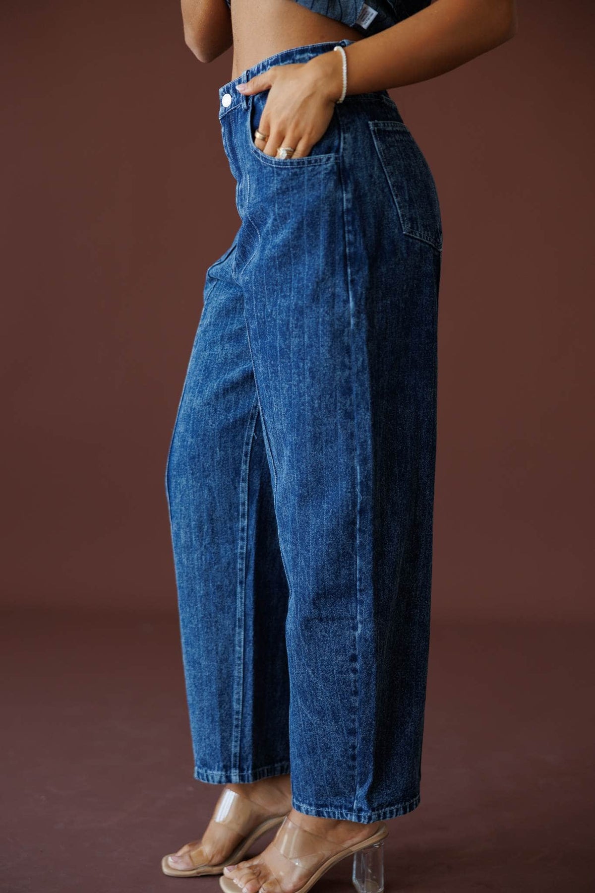 Harbor Lights Striped Denim Pants