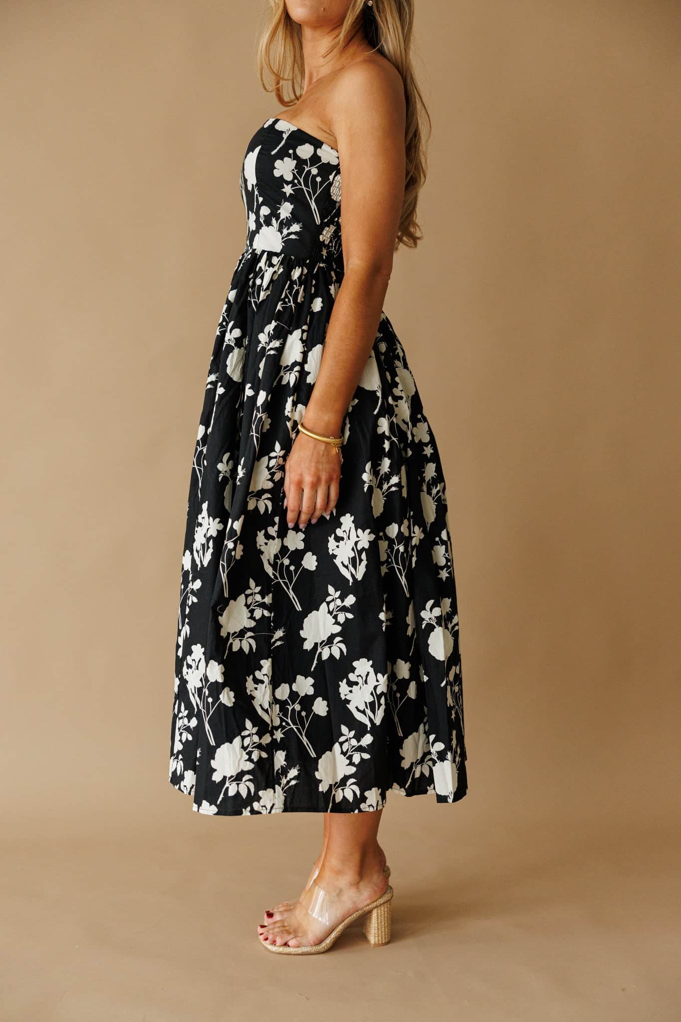 Black Magnolia Dress
