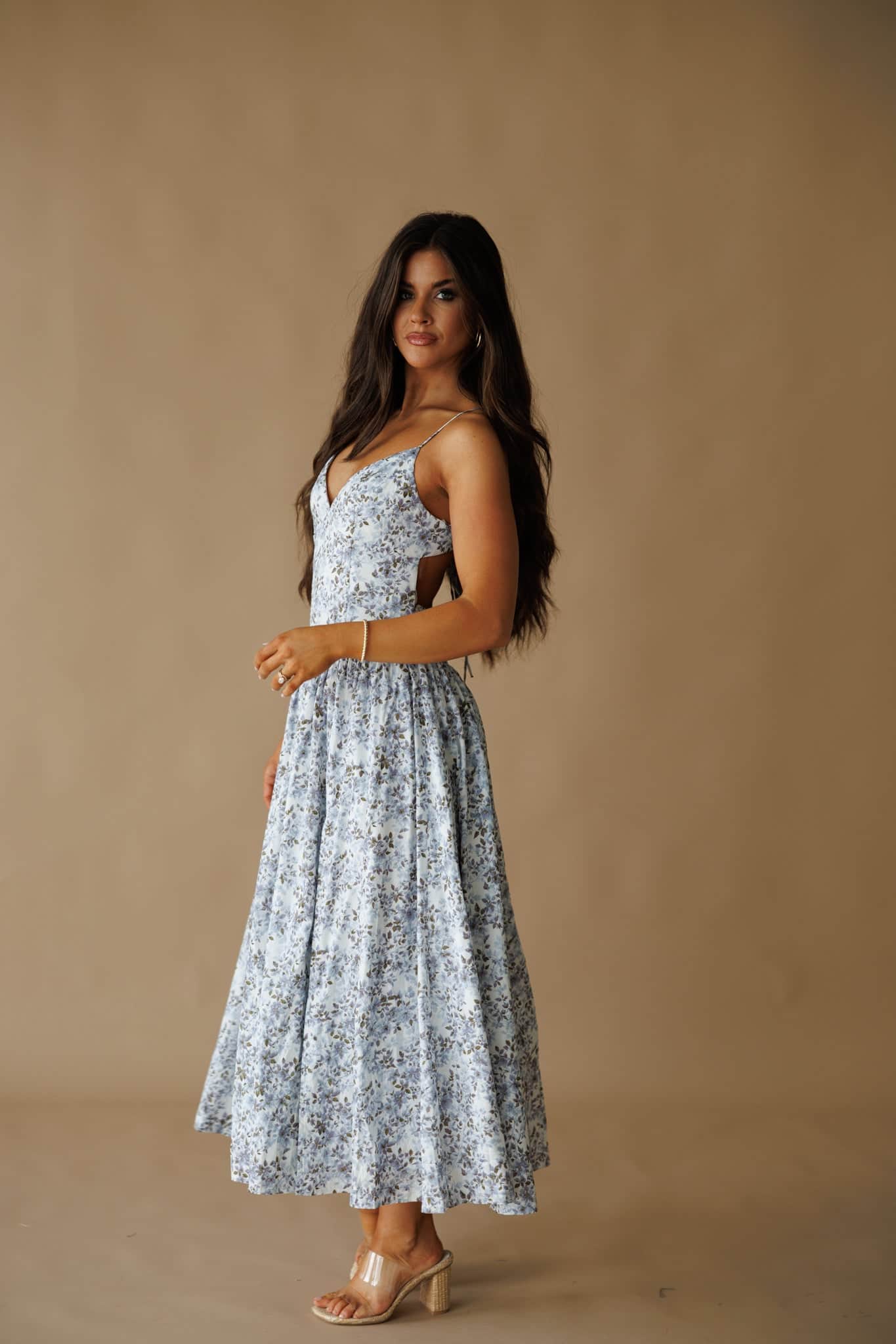 Monet Garden Midi Dress