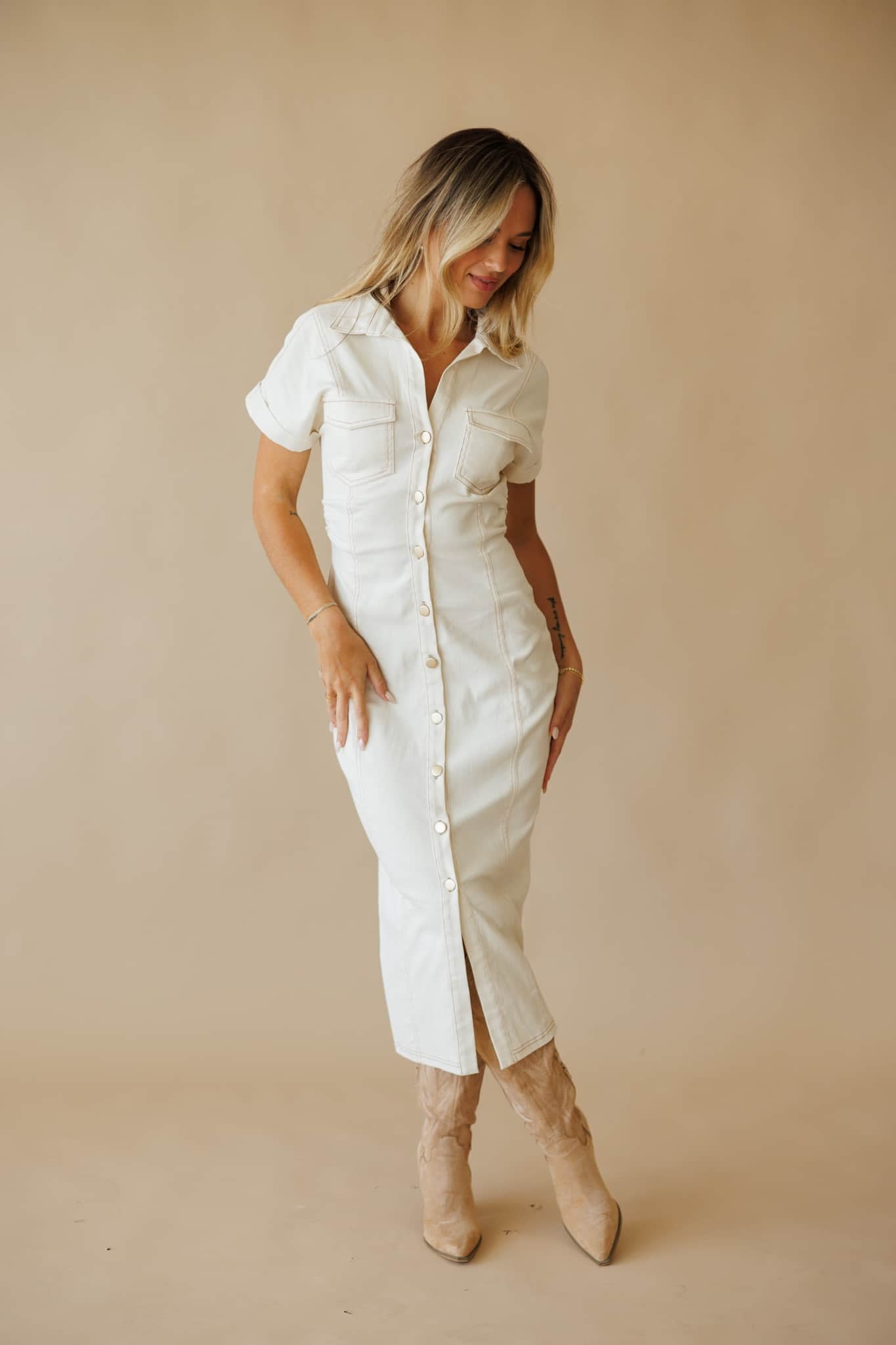 Austin Button Down Dress