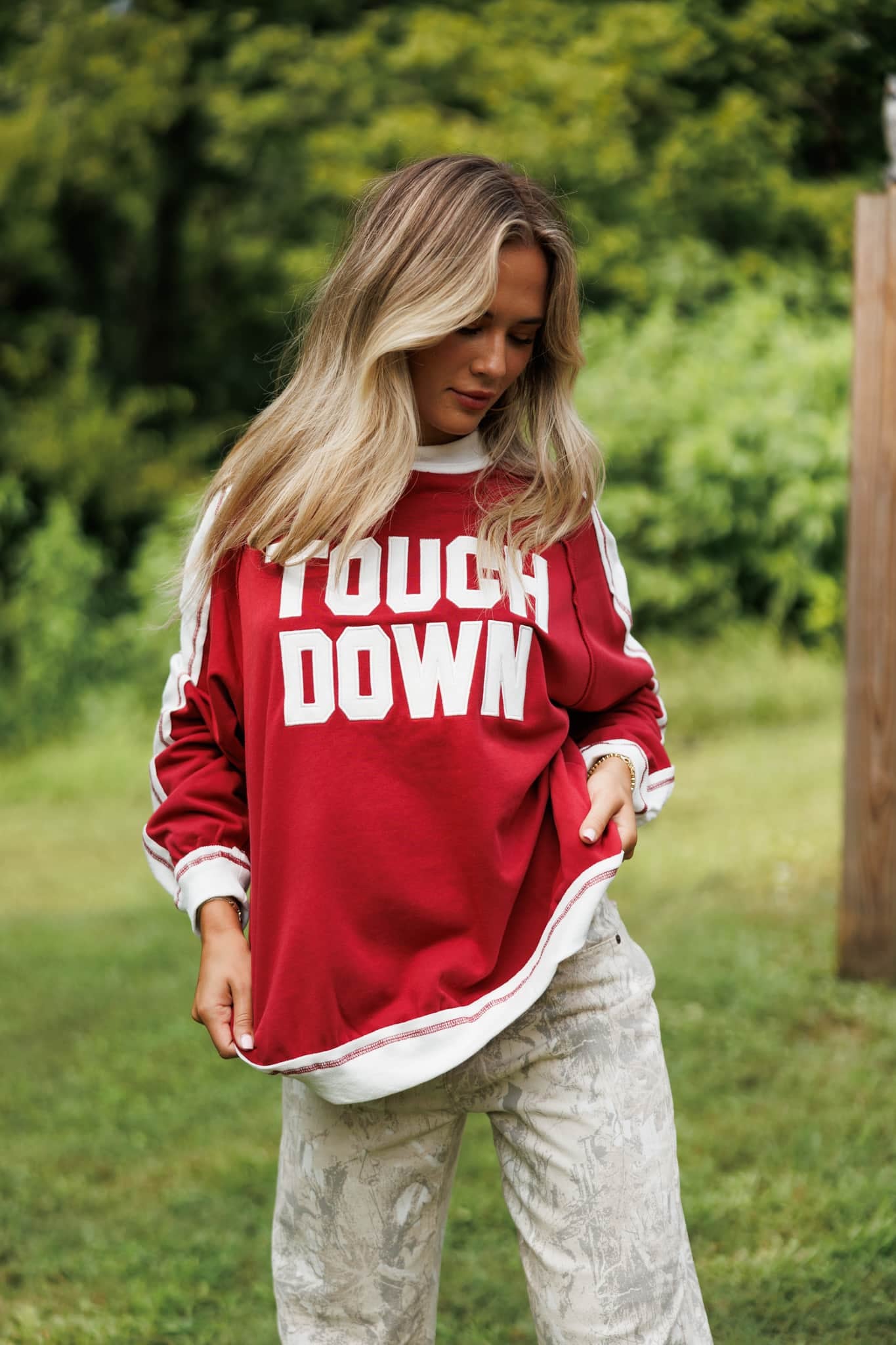 Touch Down Graphic Sweatshirt