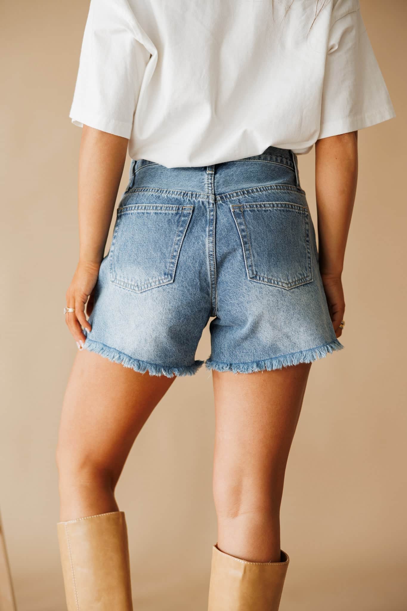 Indigo Denim Shorts