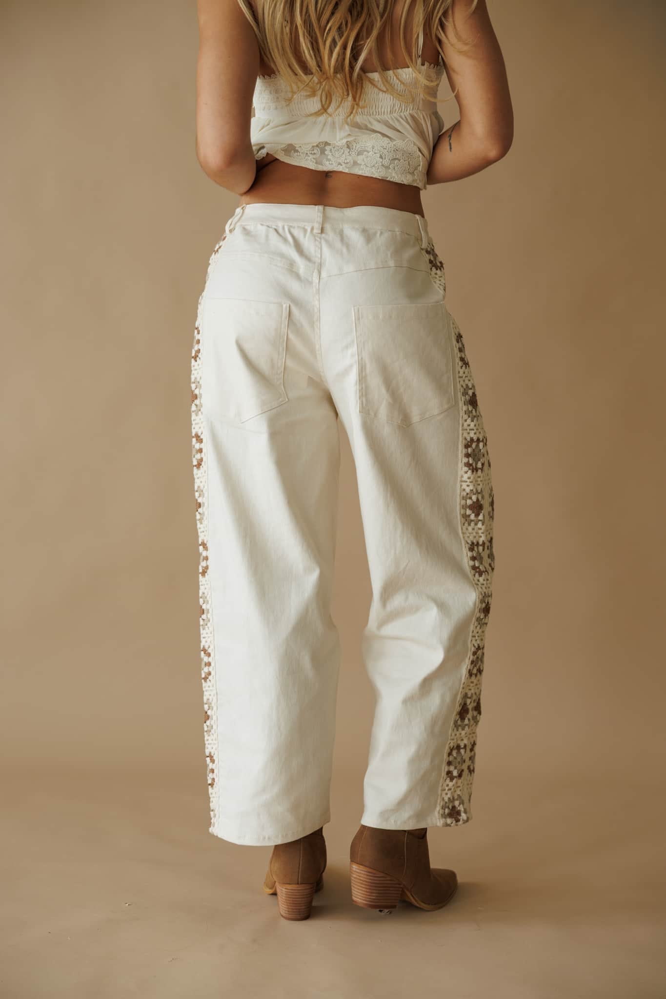Boheme Crochet Wide Leg Pants