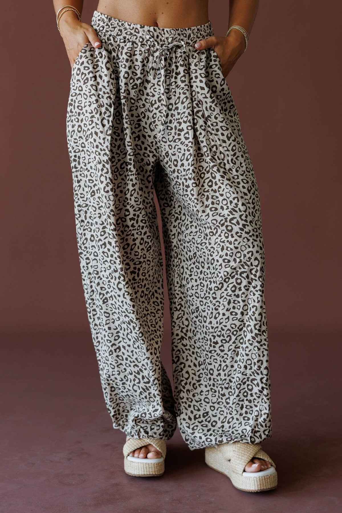 Leopard Balloon Pants