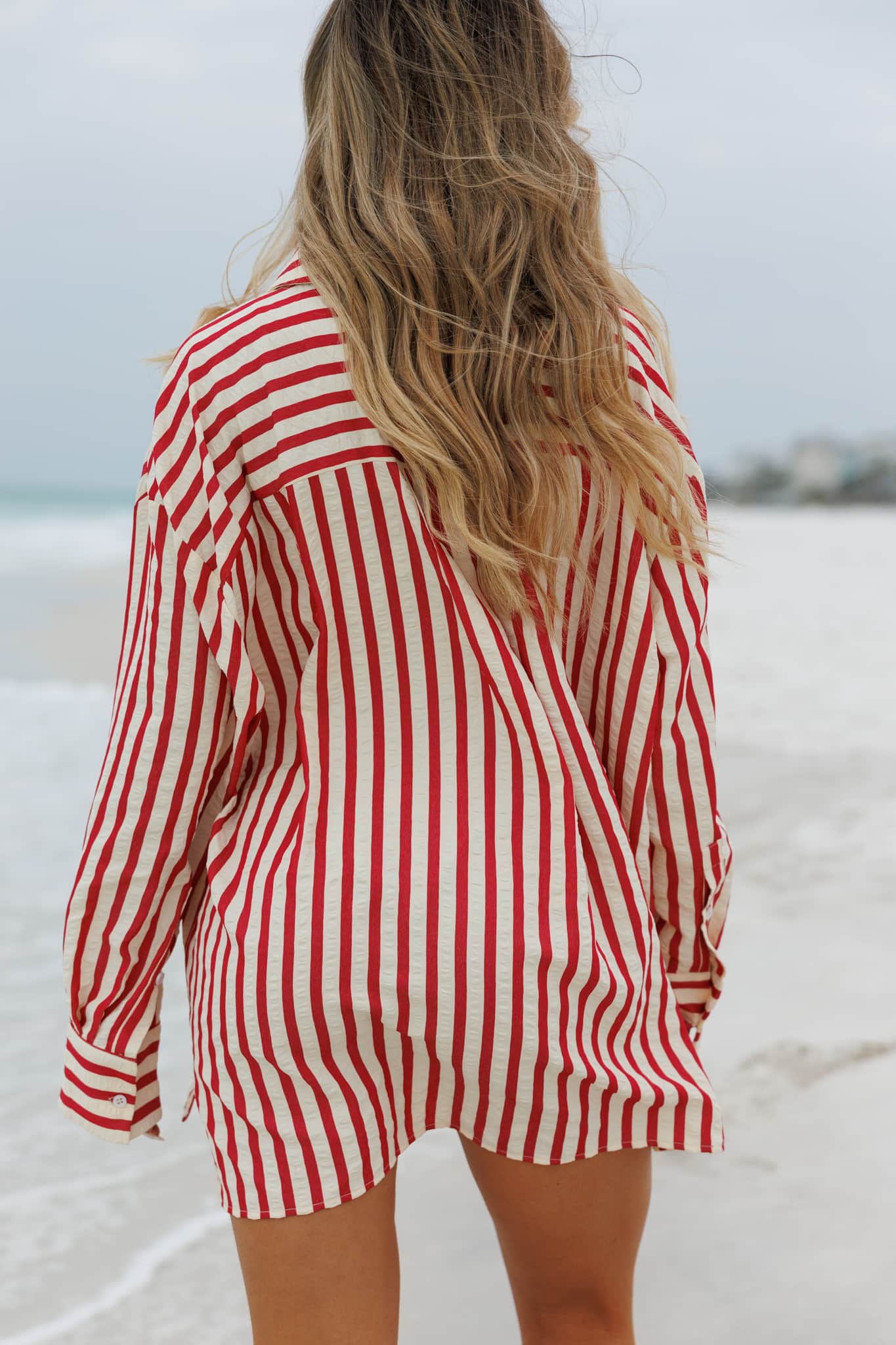 Red Tide Button Down