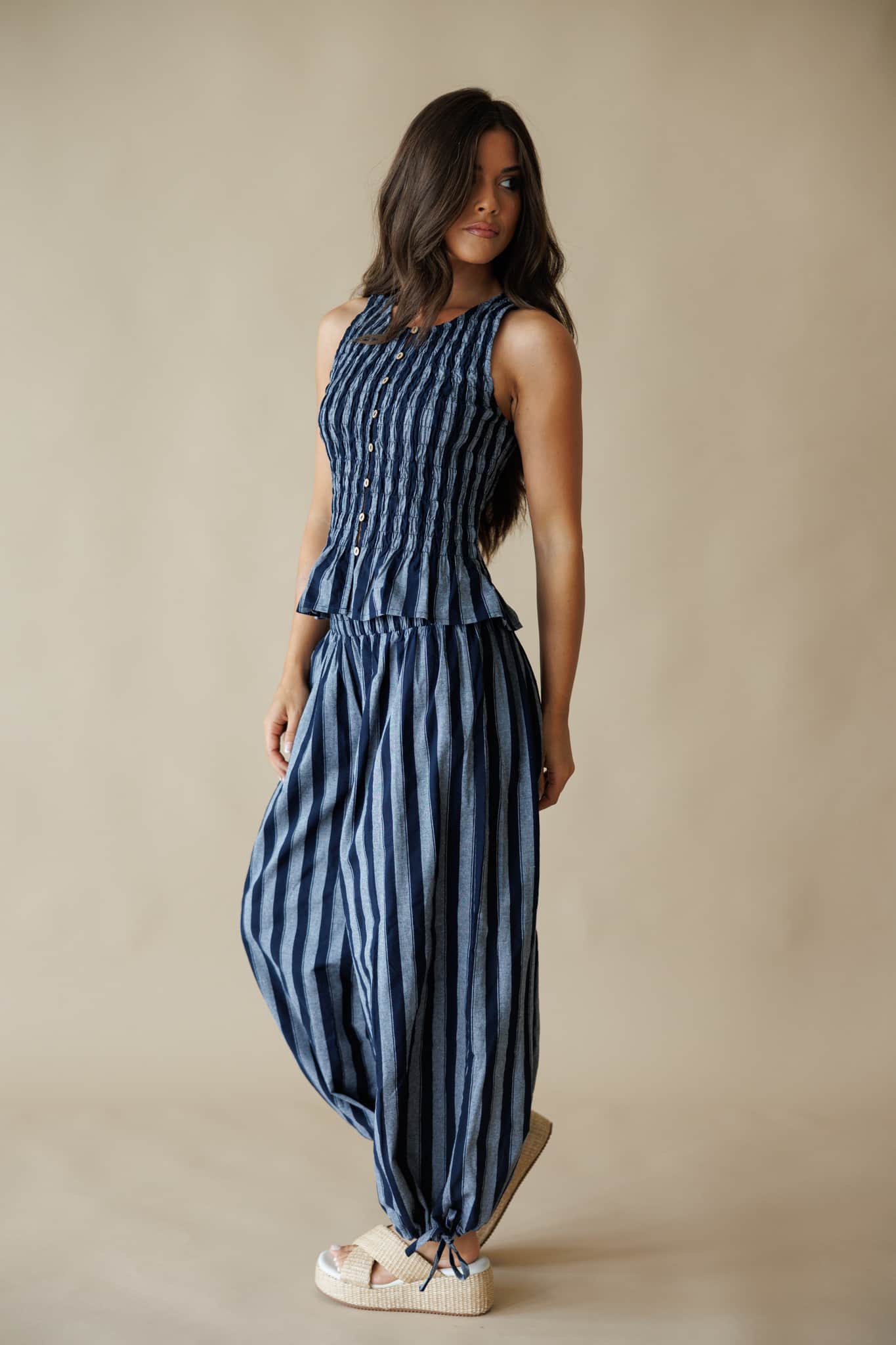 Marina Nights Striped Pants