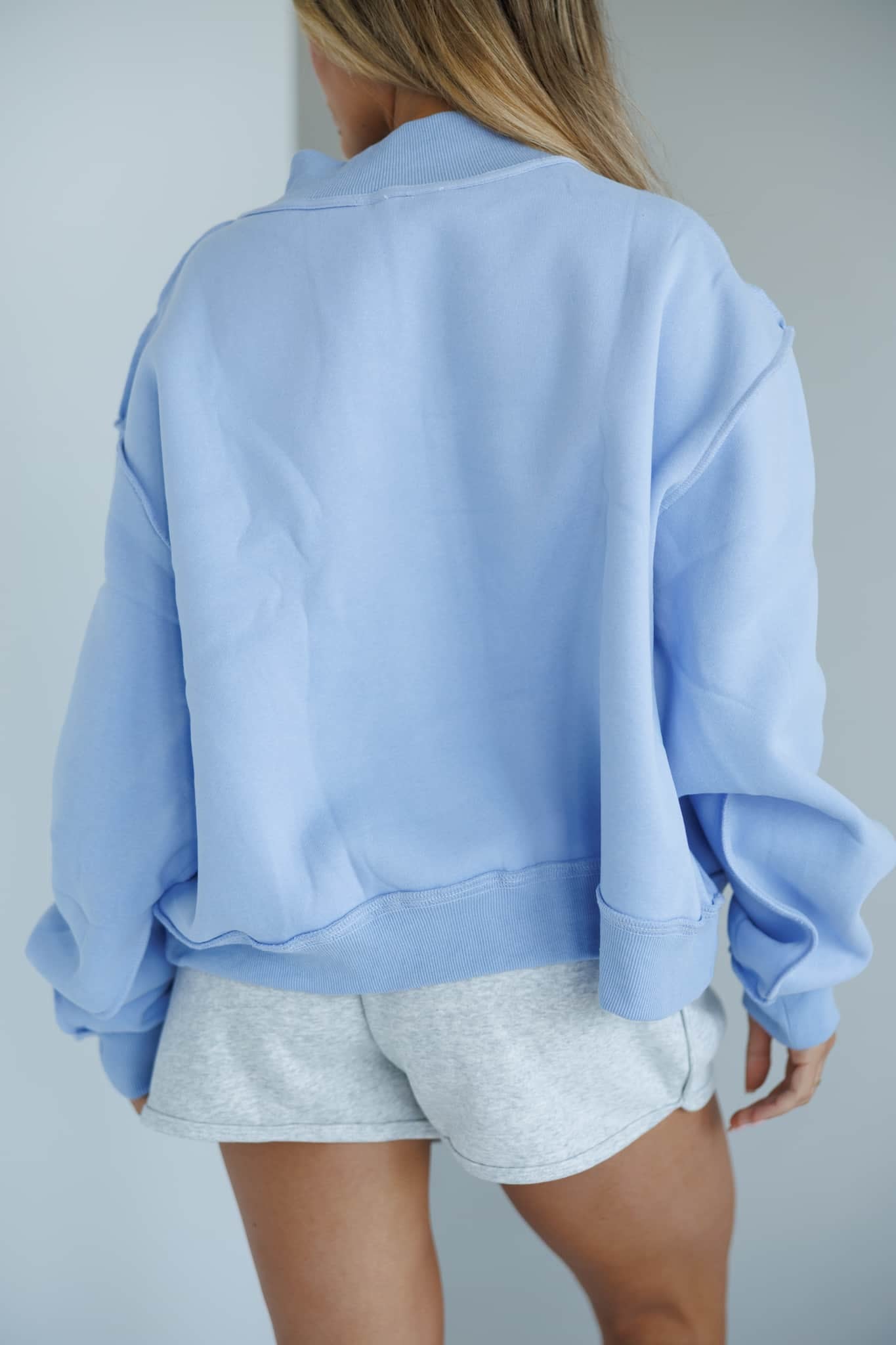 Beach and Lake Reversible Mock Neck
