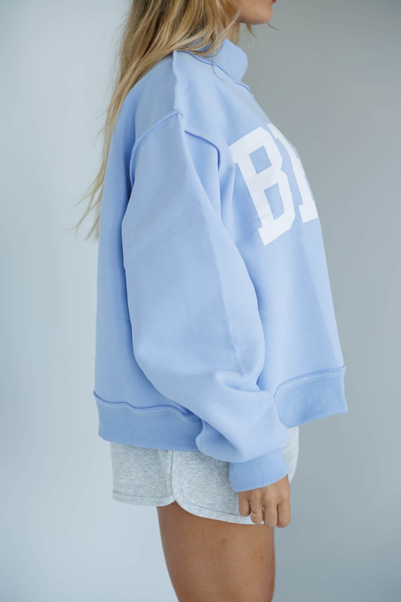 Beach and Lake Reversible Mock Neck