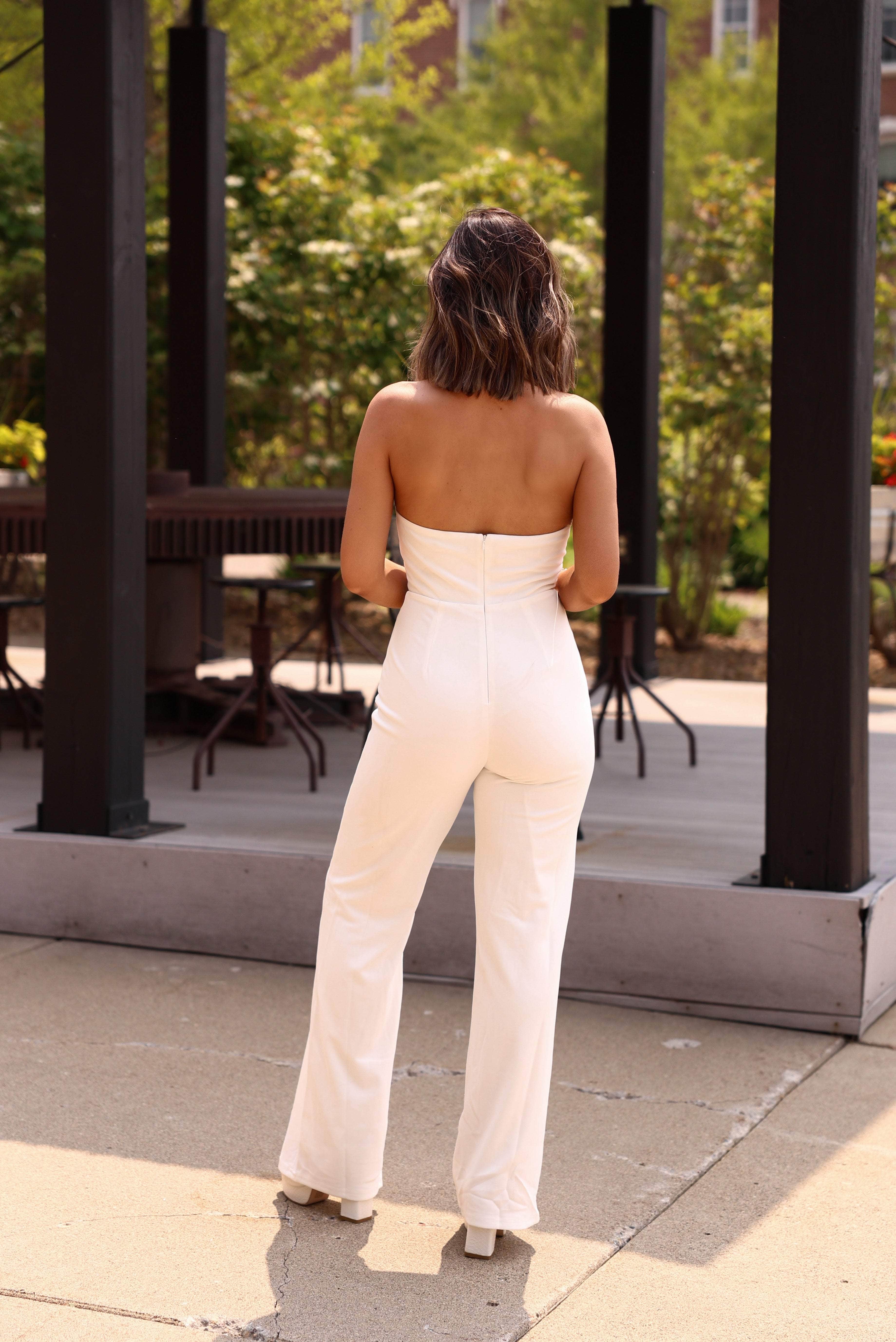 Ivory Unforgettable Jumpsuit