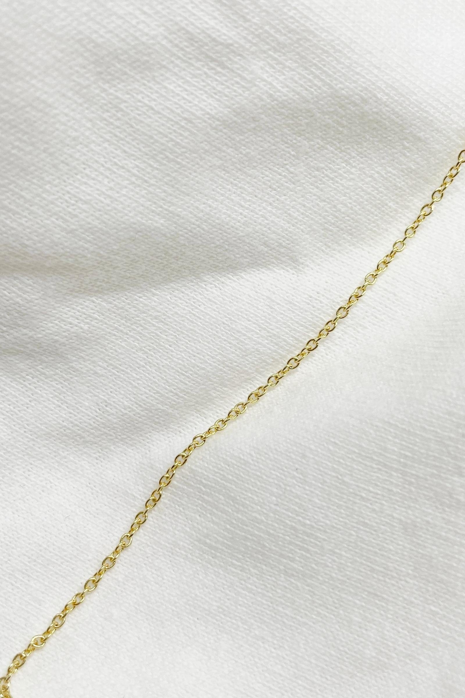 JN1029 dainty gold chain necklace by together