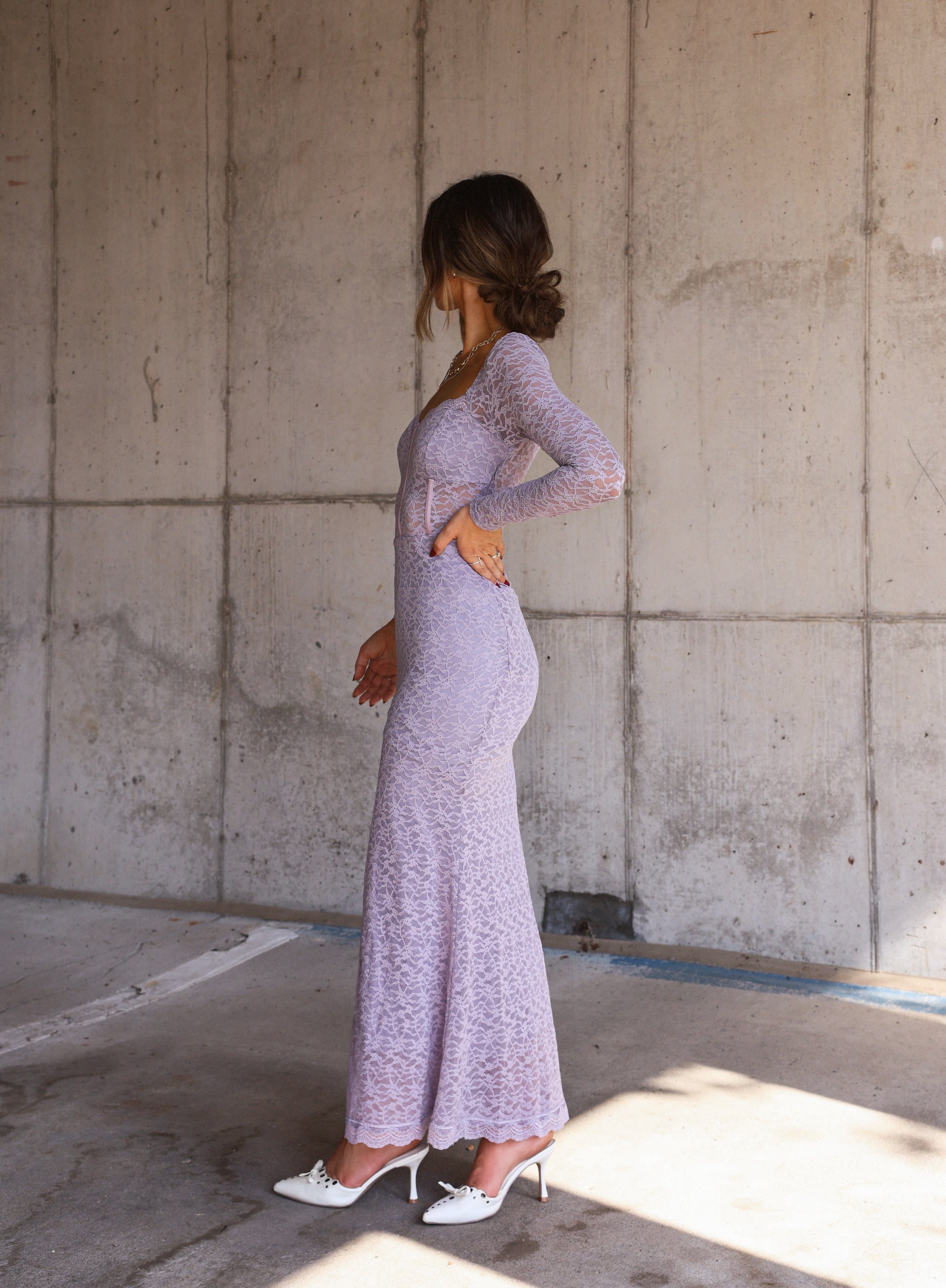 Lavish Lavender Dress Fore Collection