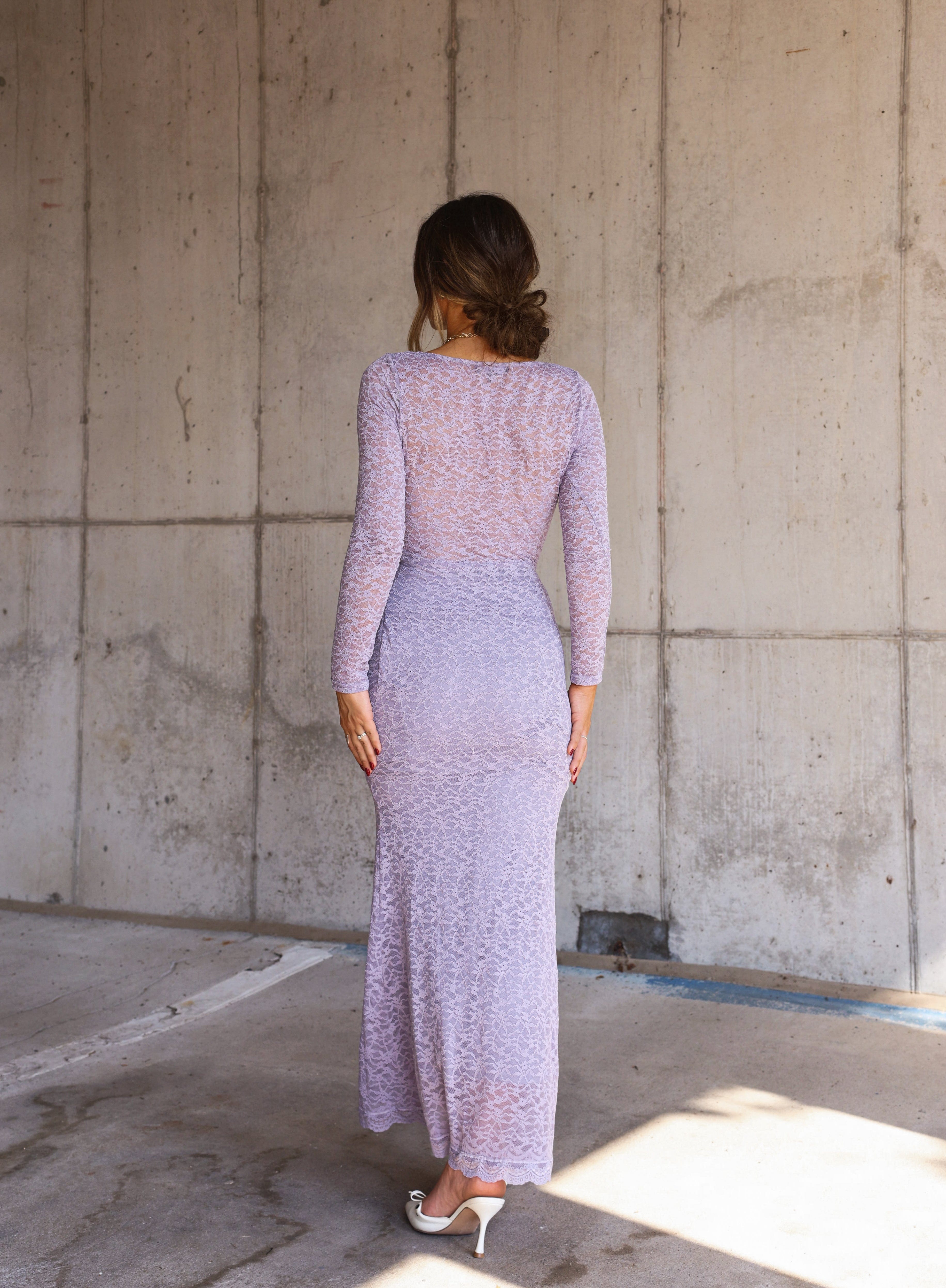 Lavish Lavender Dress Fore Collection