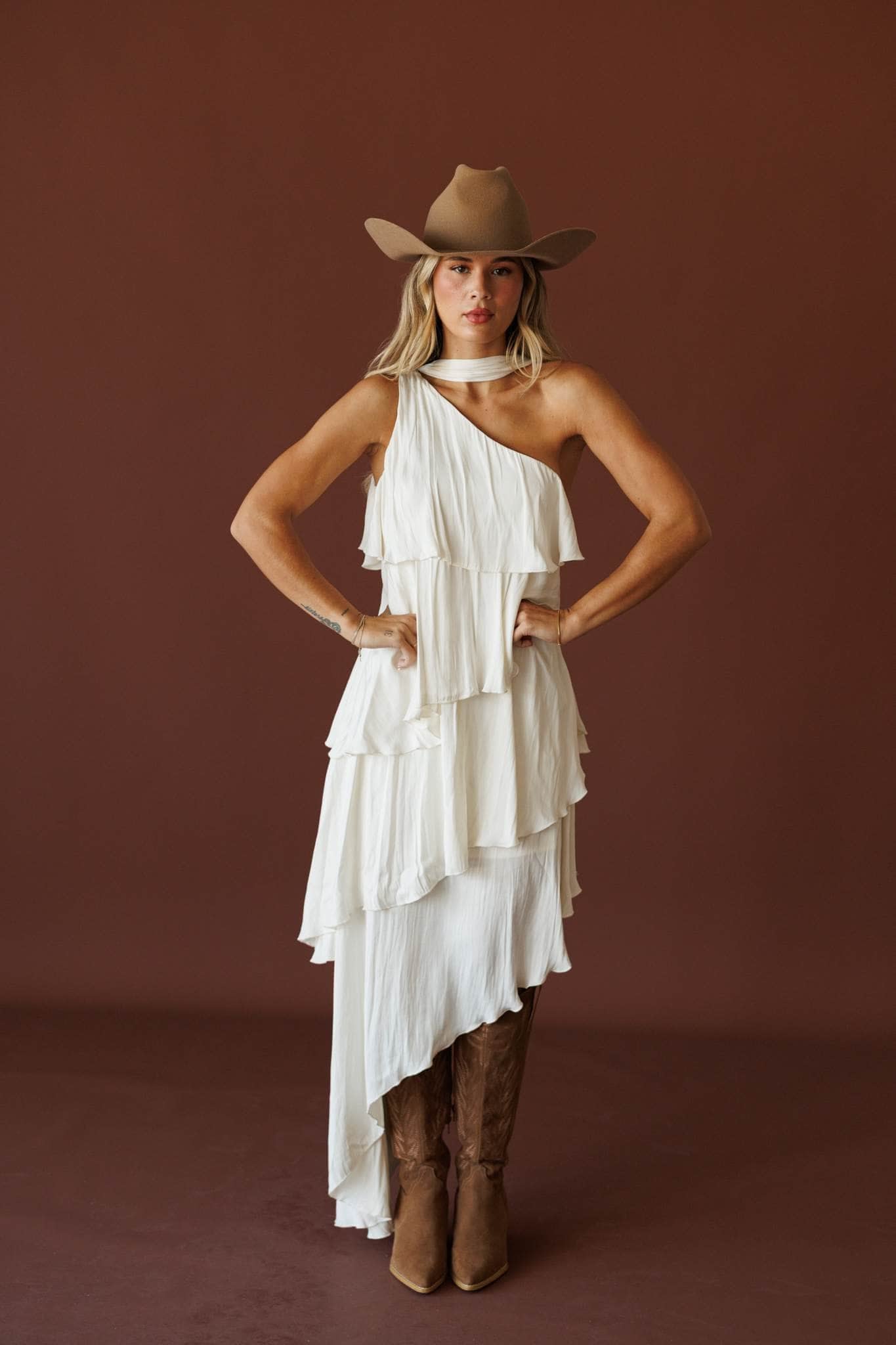 Hollowloom Tiered Dress