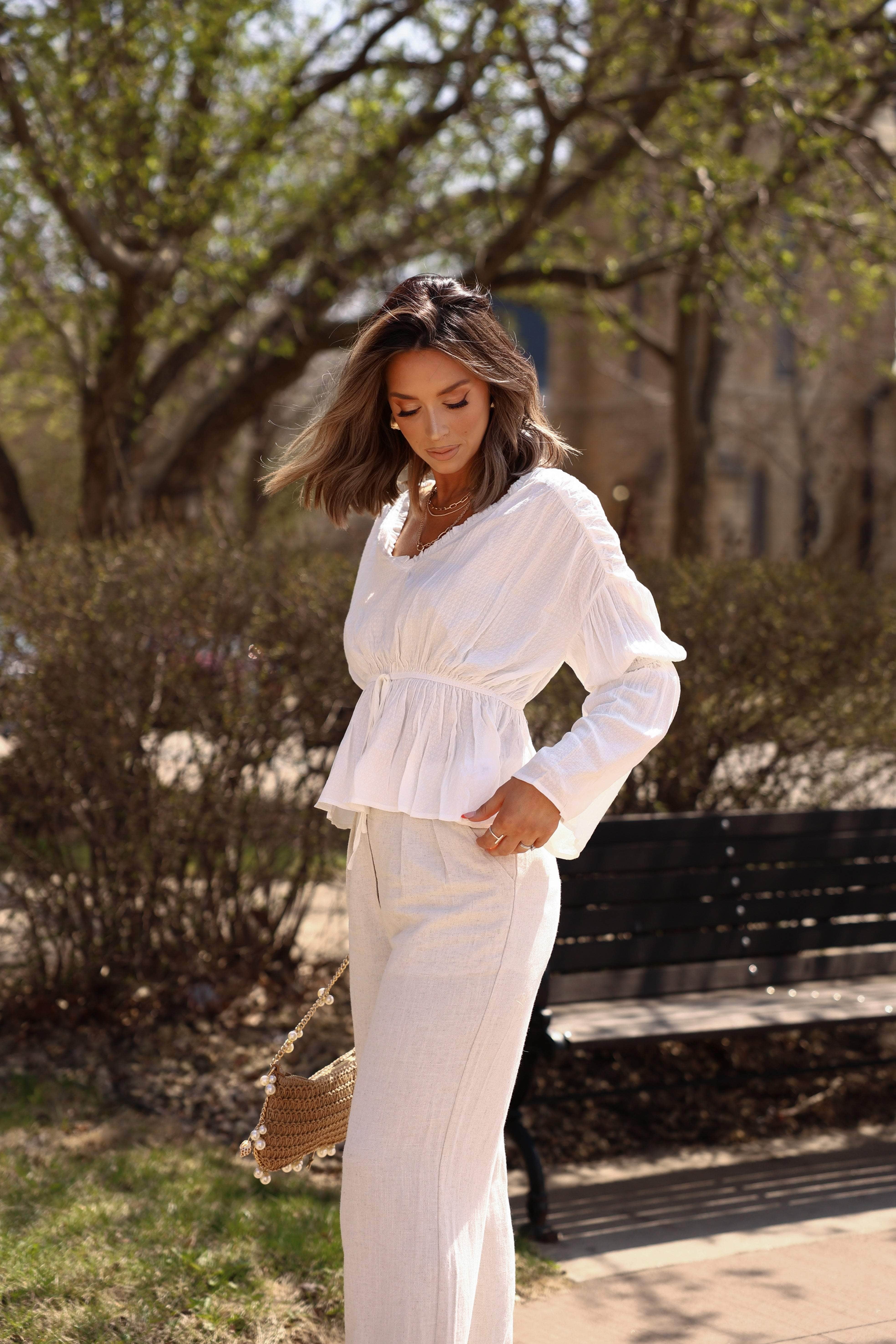 Let's Adventure Bell Sleeve Top