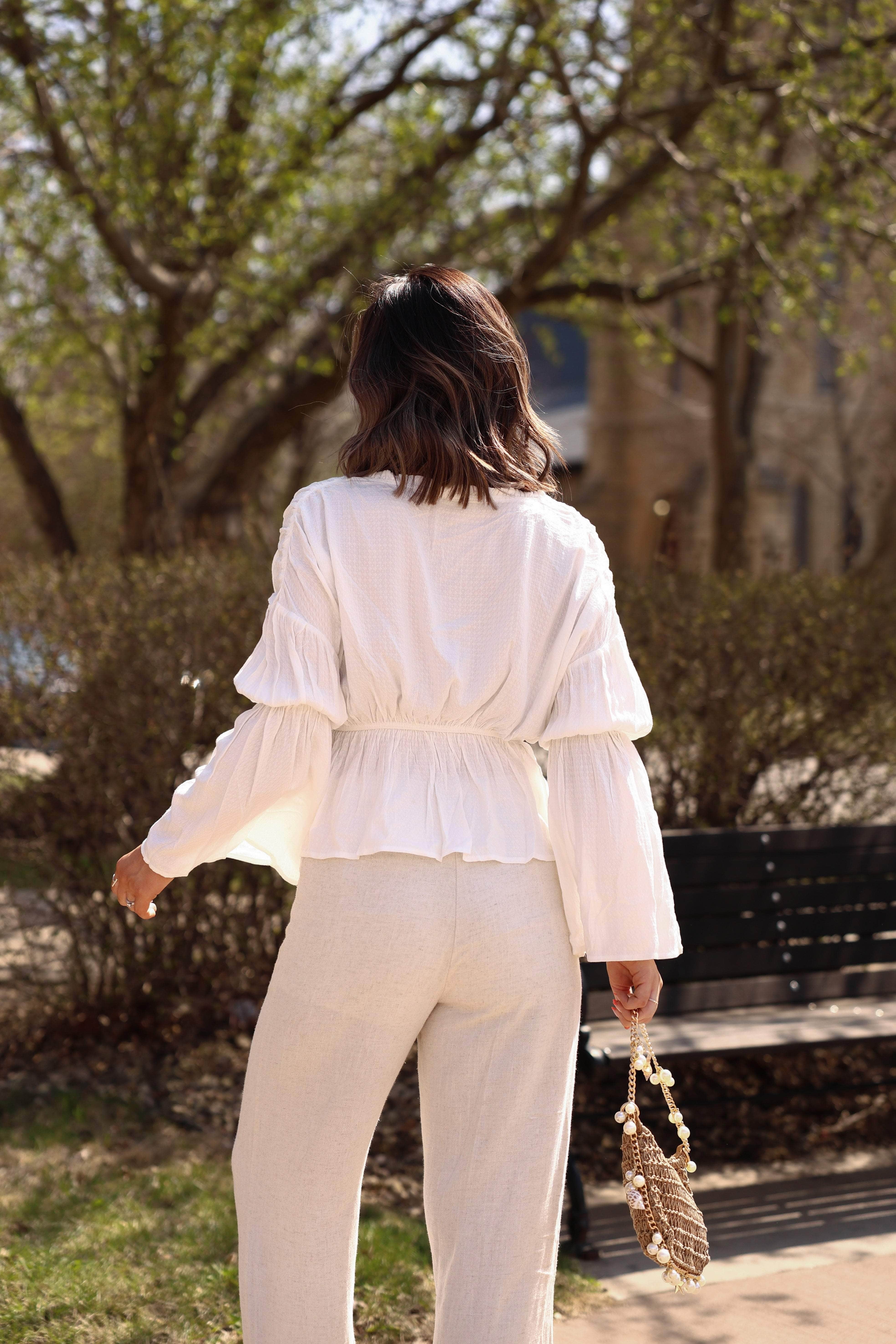 Let's Adventure Bell Sleeve Top