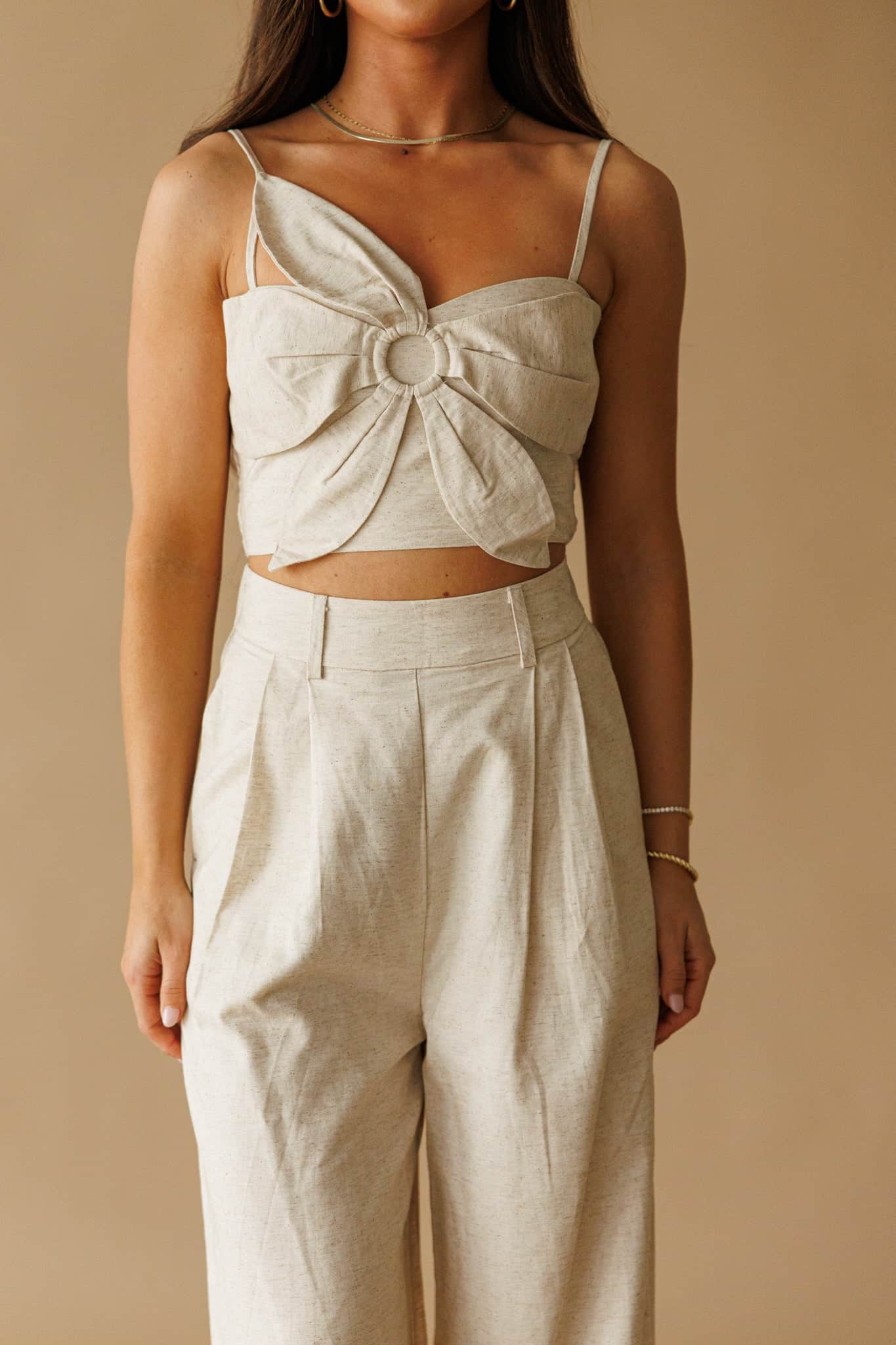 Linen Bloom Top