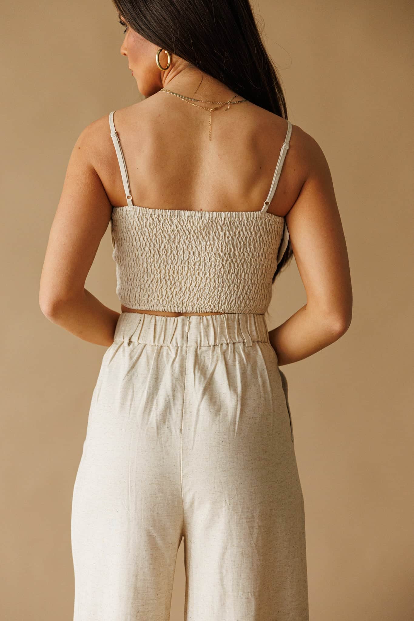 Linen Bloom Top