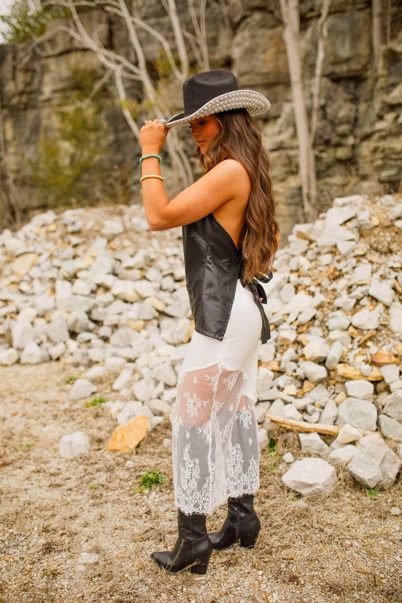 Lone Outlaw Leather Top