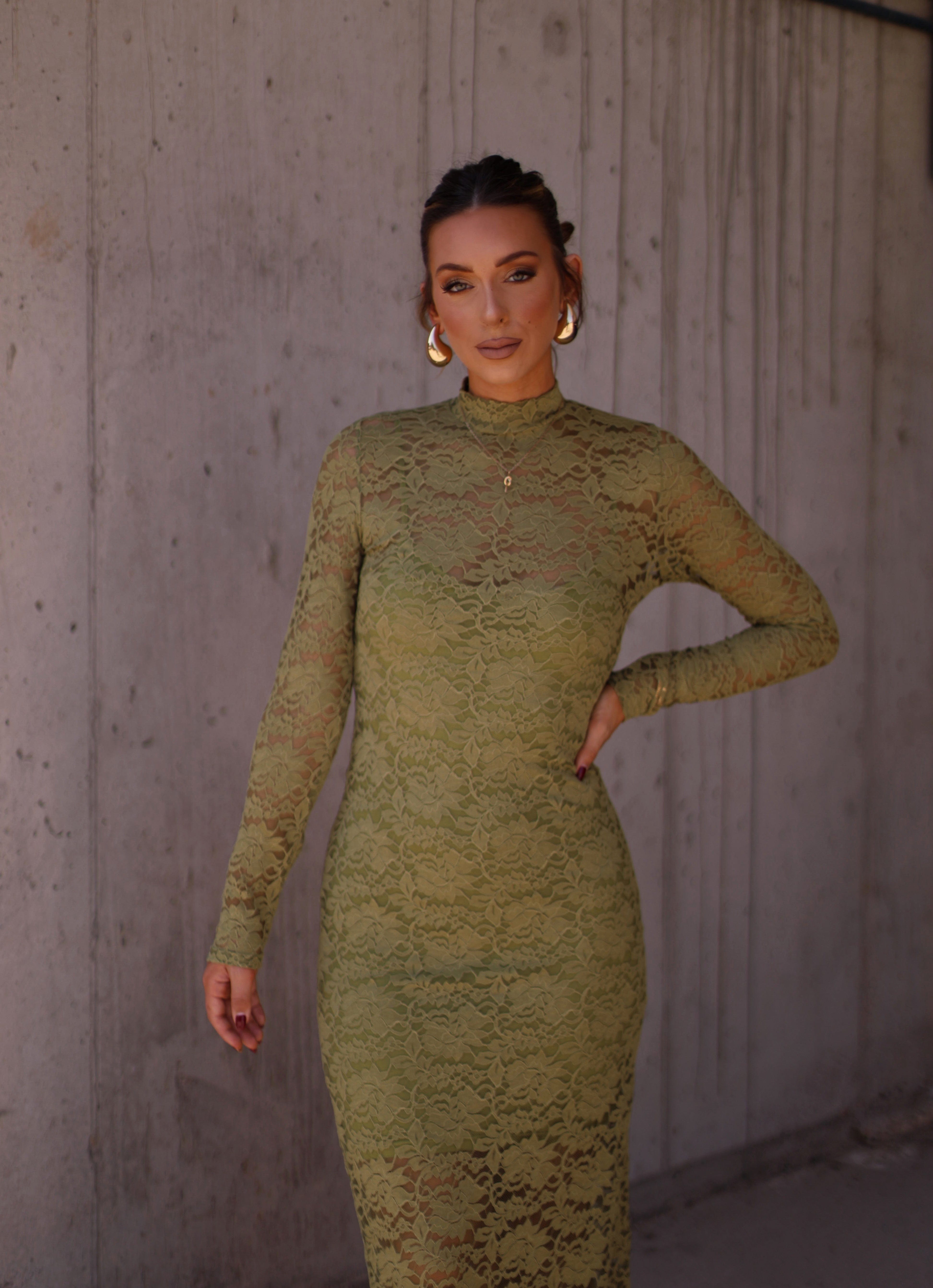 Lost In Love Lace Dress Fore Collection