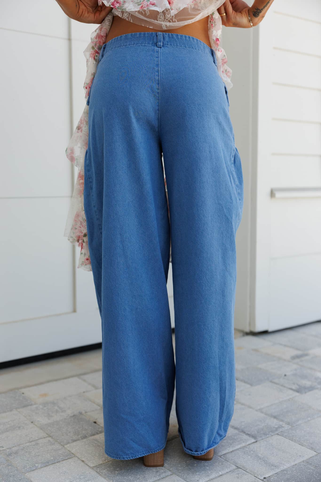 Bonnie Wide Leg Denim Pants