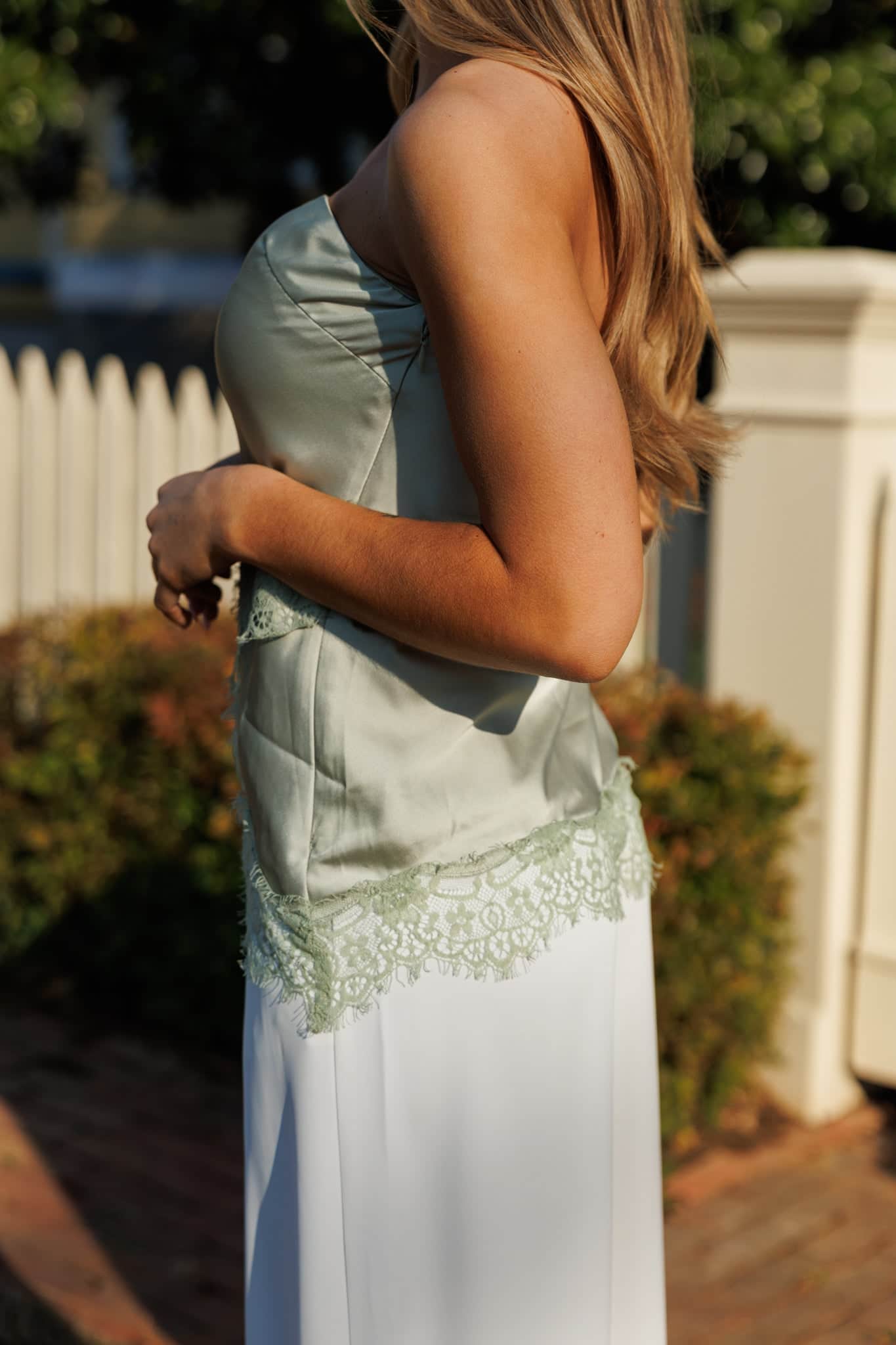 Matcha Lace Top