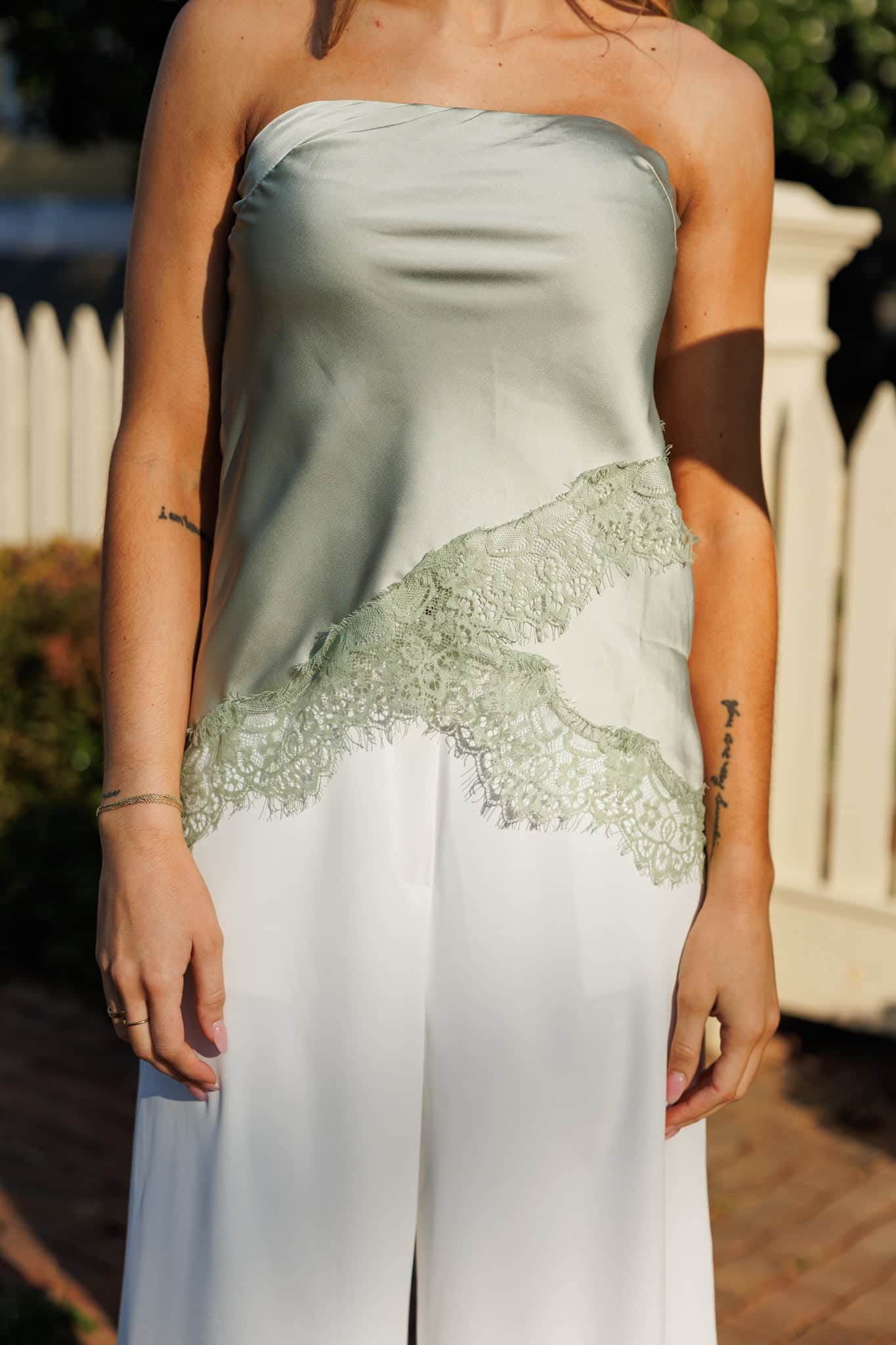 Matcha Lace Top