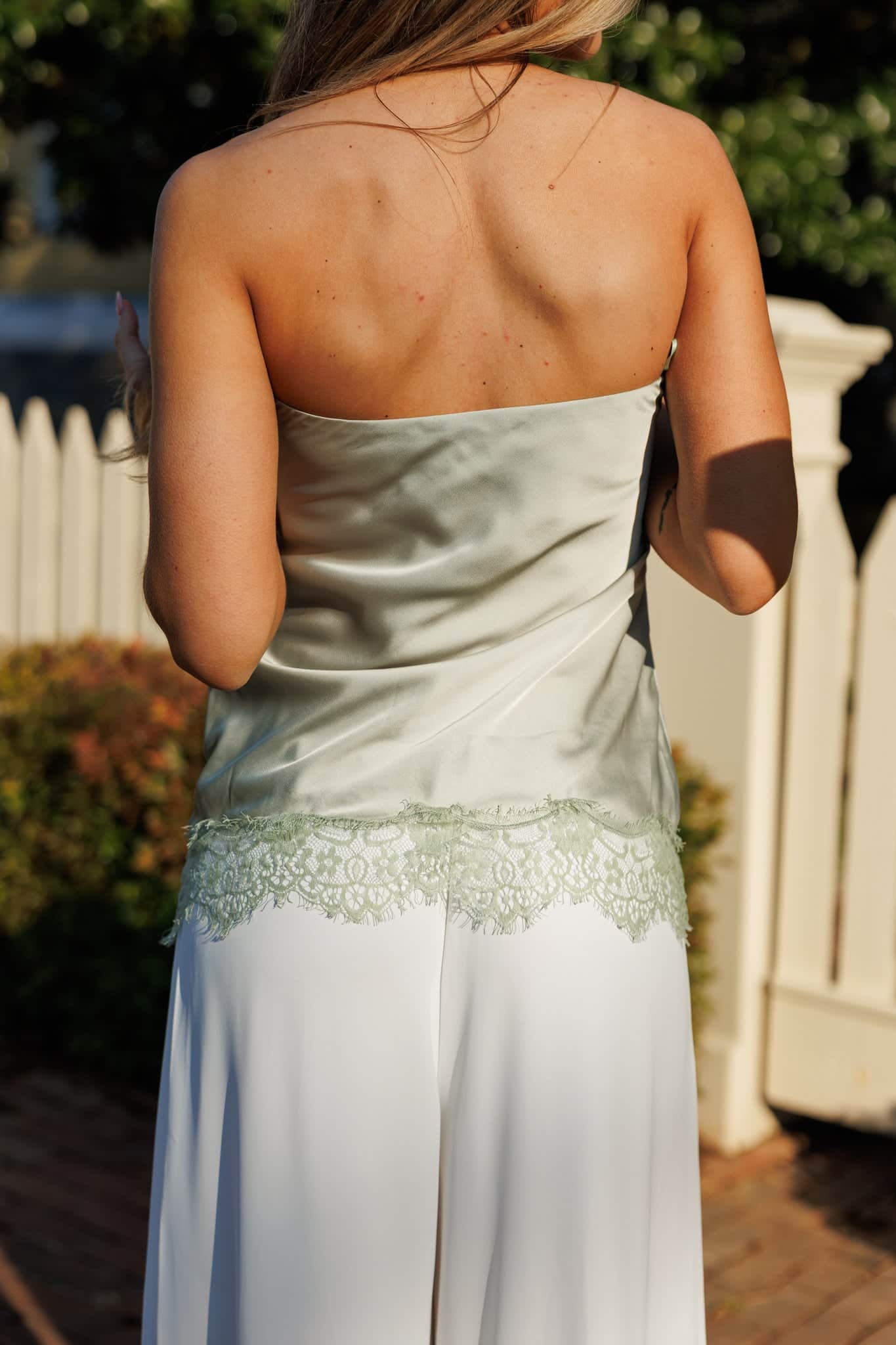 Matcha Lace Top