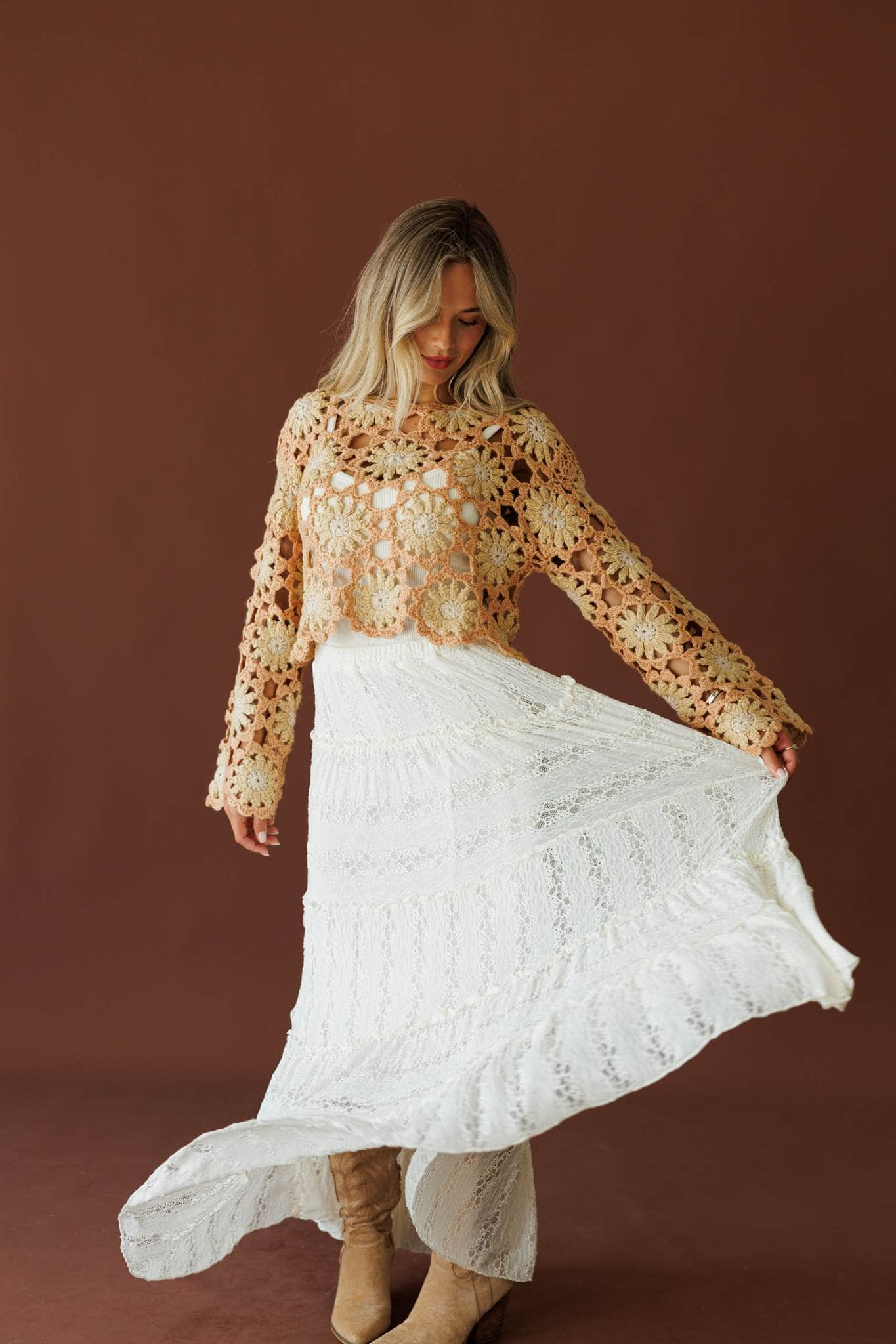 Meadowloom Crochet Top