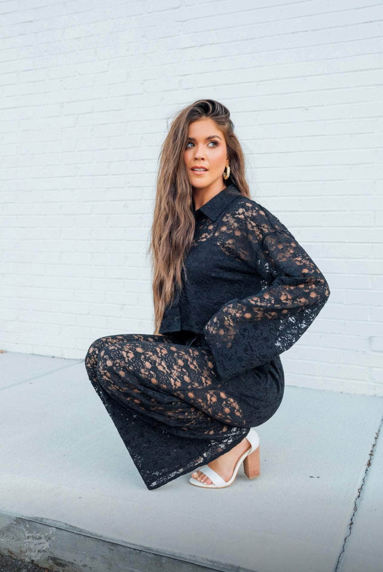 Meet Me Later Lace Top