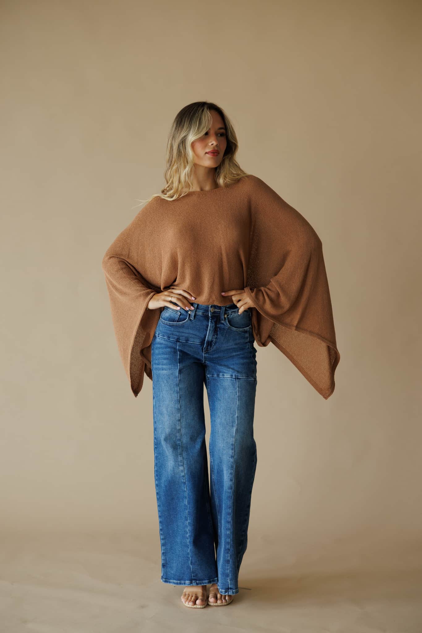 Midland Stretch Wide Leg Jean