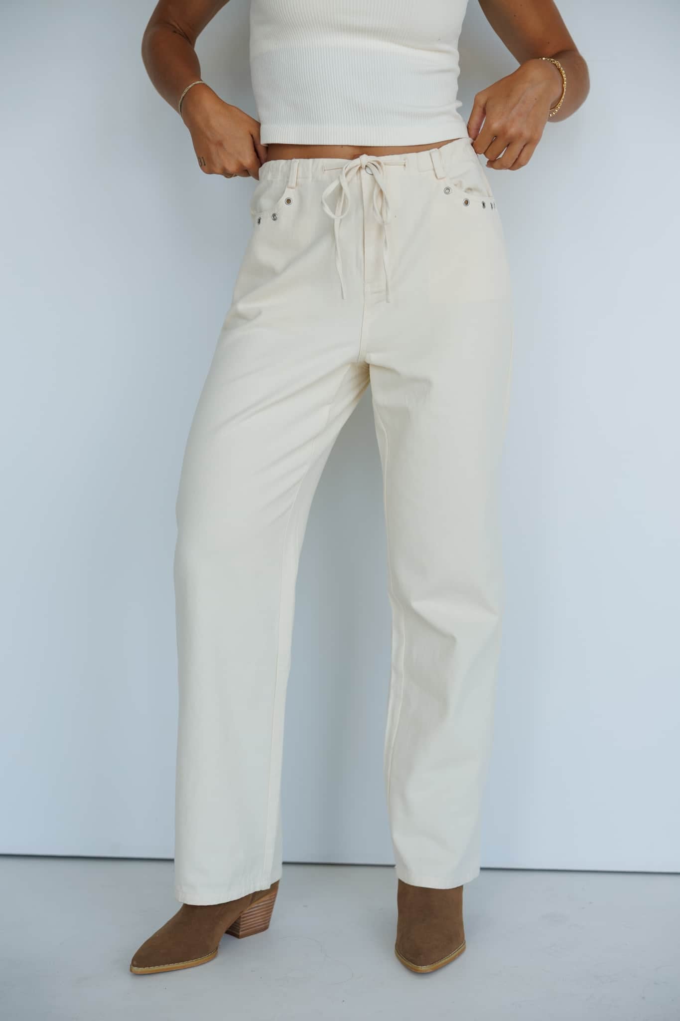 Lucky Break Eyelet Pants