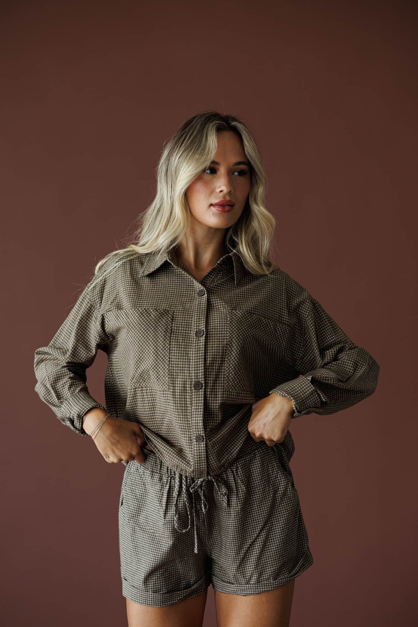 Campfire Coffee Plaid Shirt