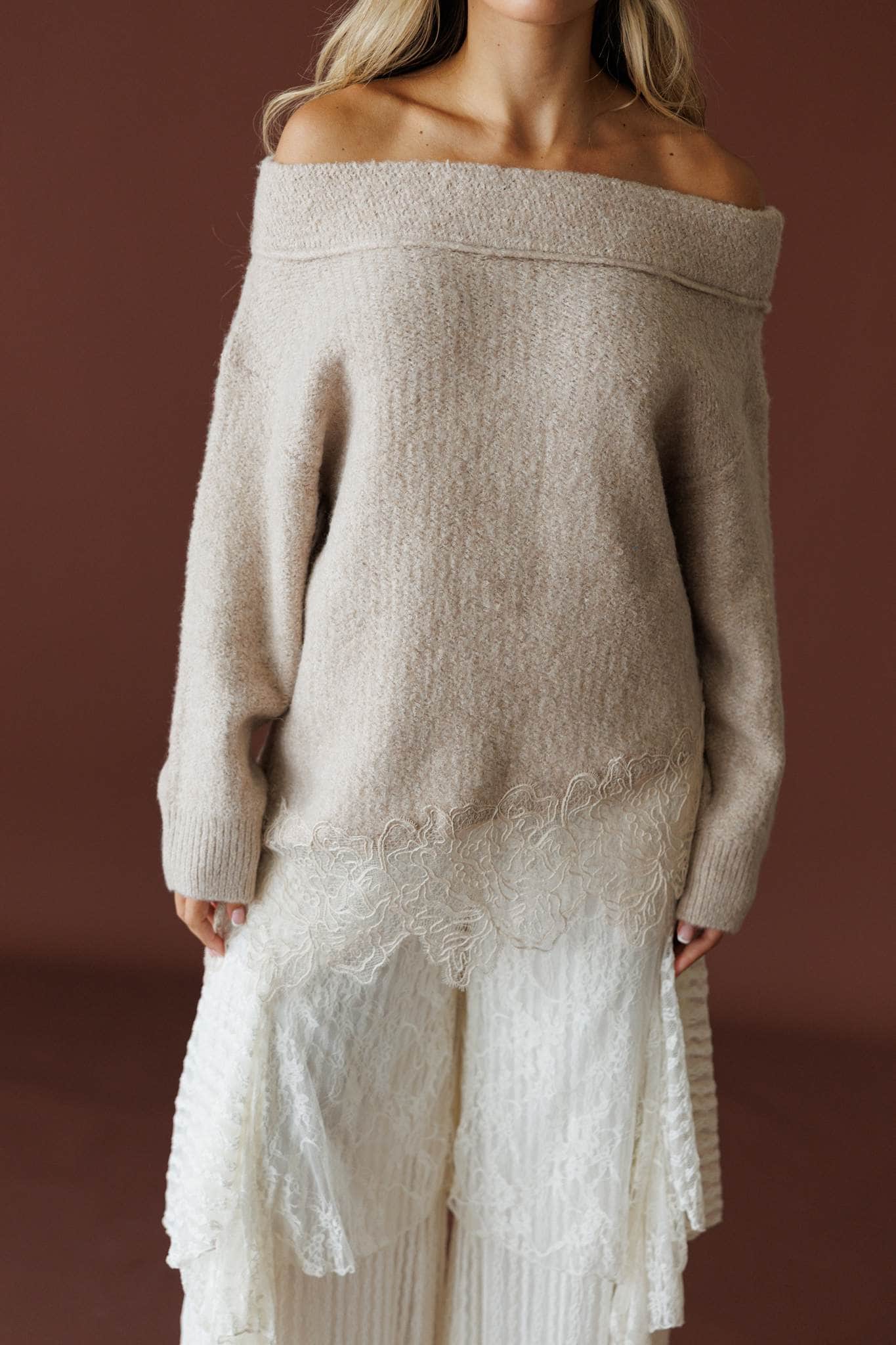 Candlelight Lace Sweater