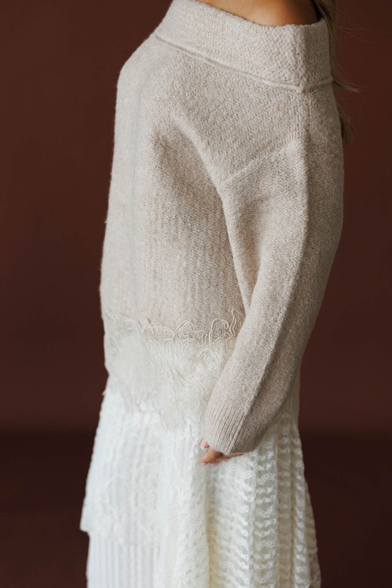 Candlelight Lace Sweater