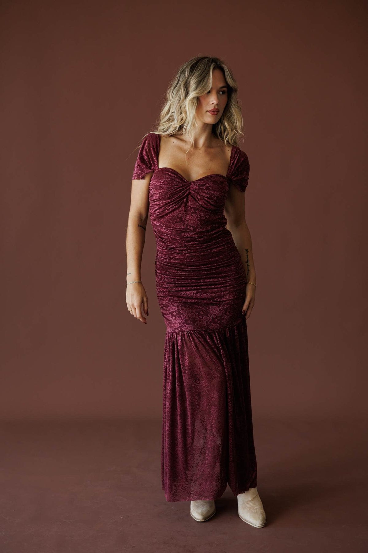 The Bordeaux Gown