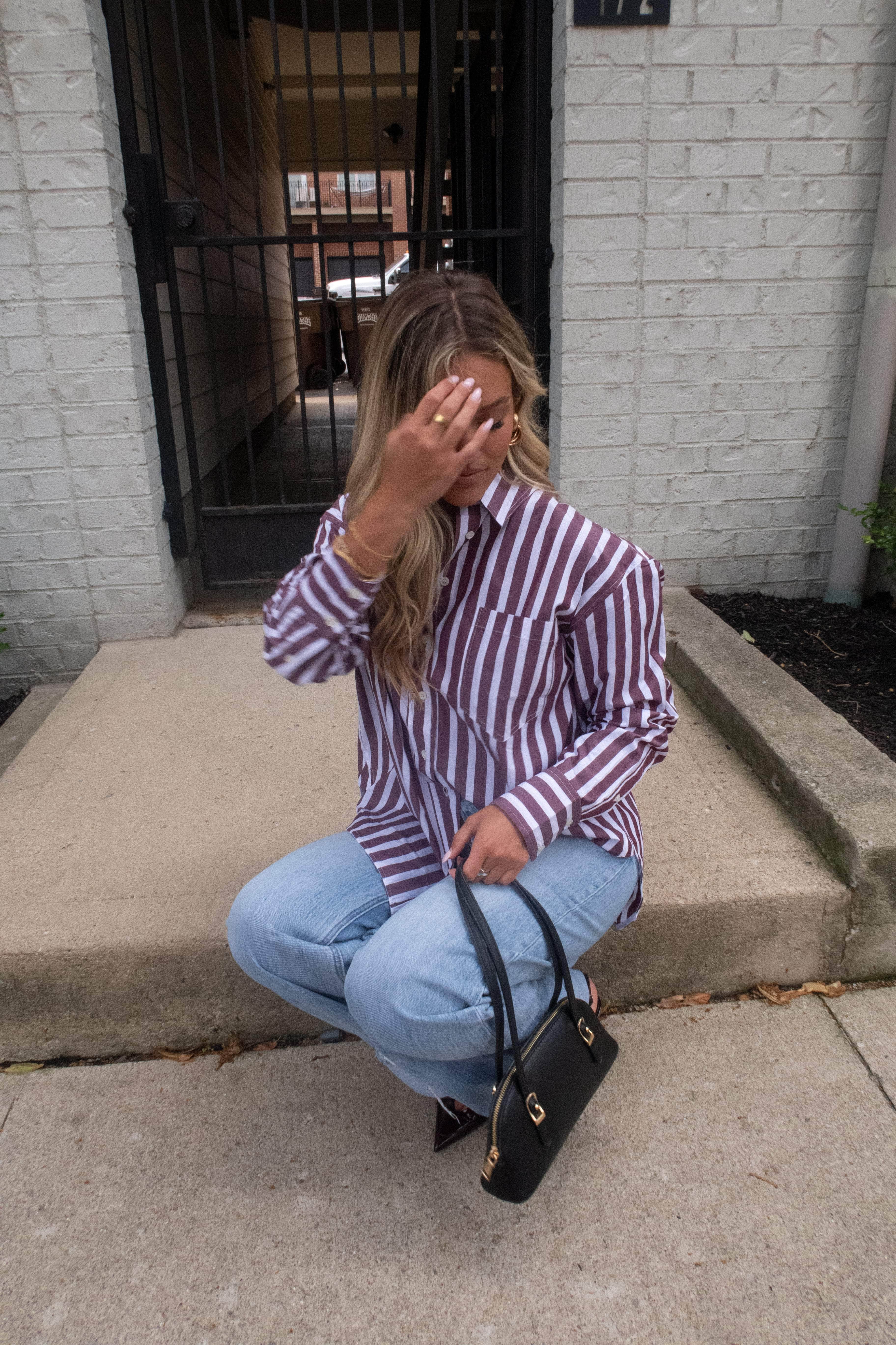 No Business Button Up