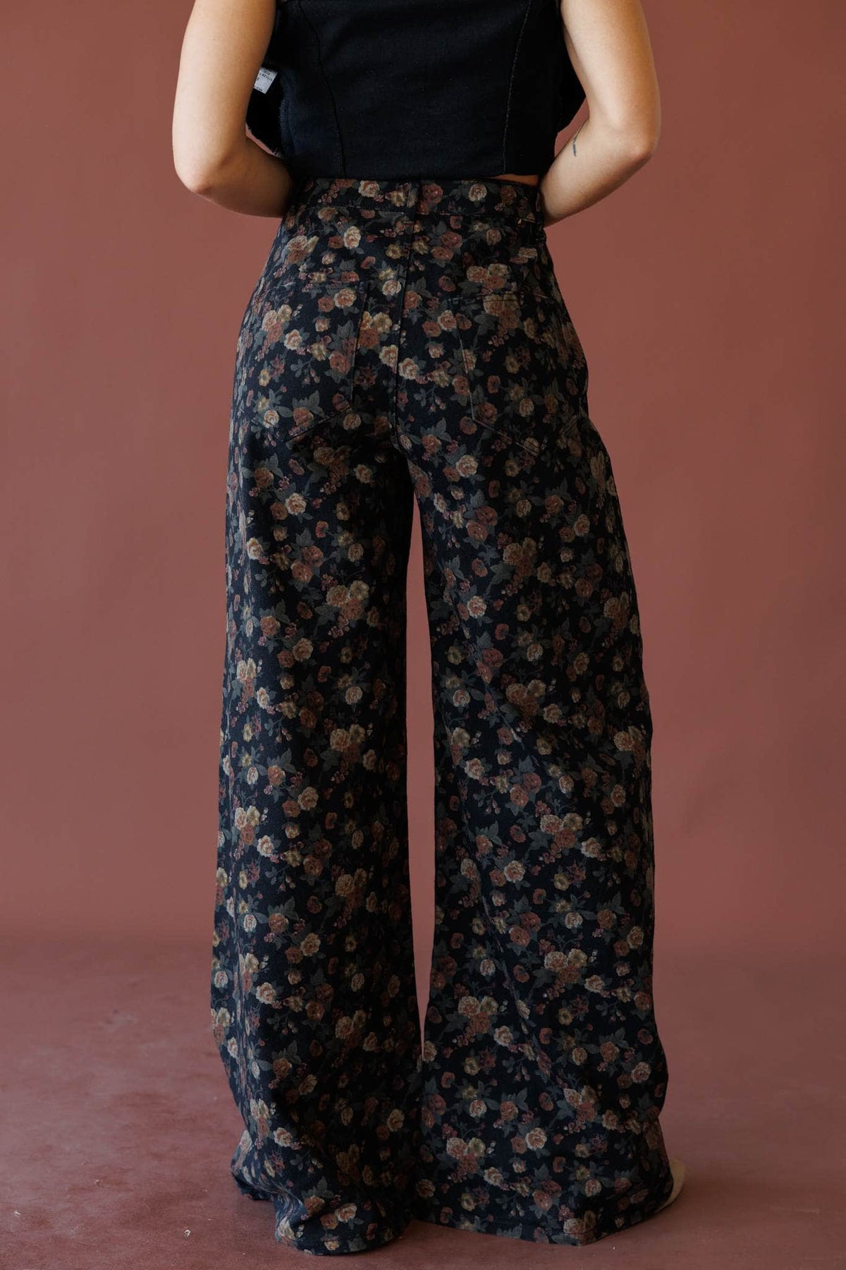 Multicolour floral pants