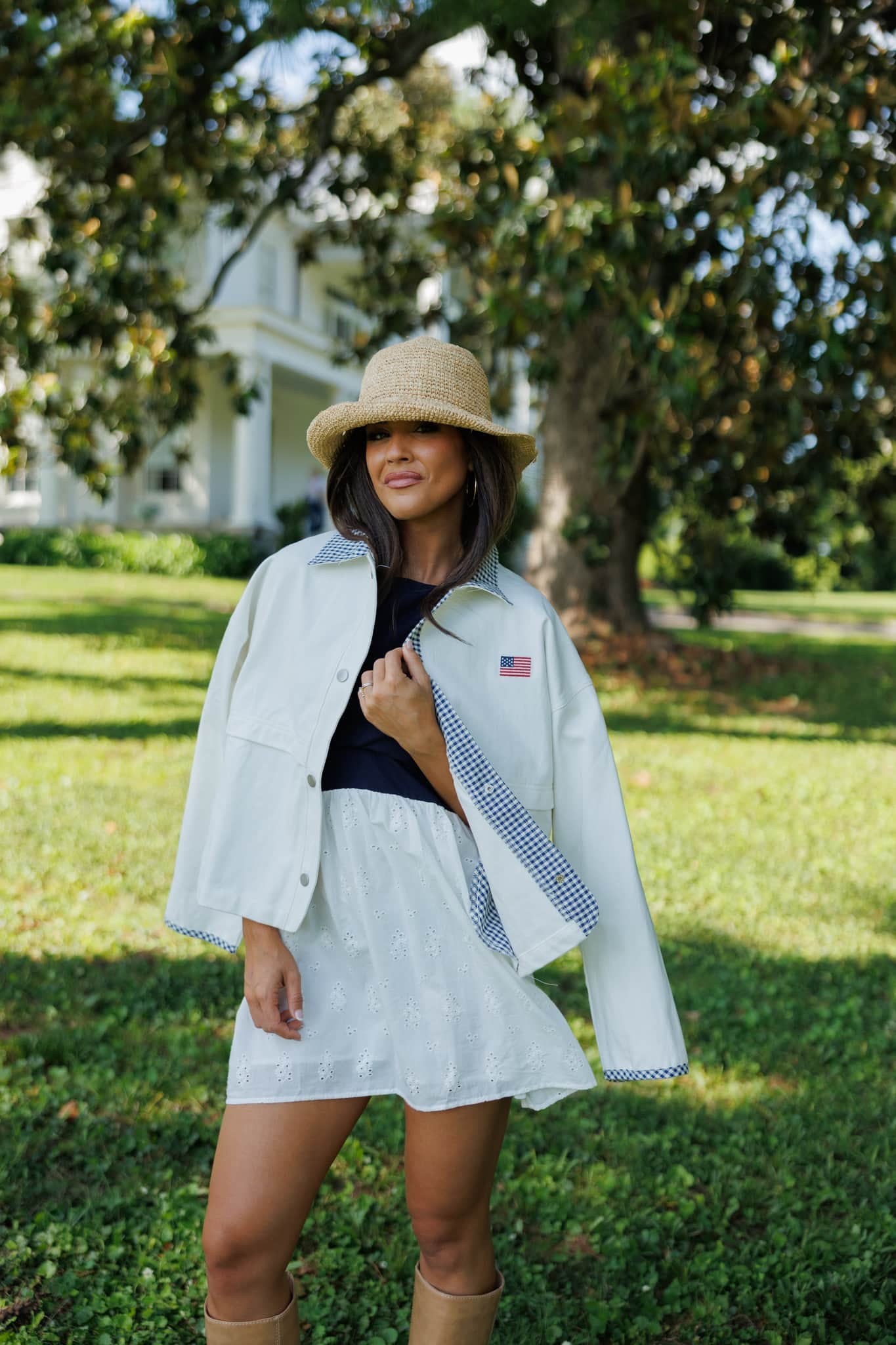 American Charm Gingham Jacket